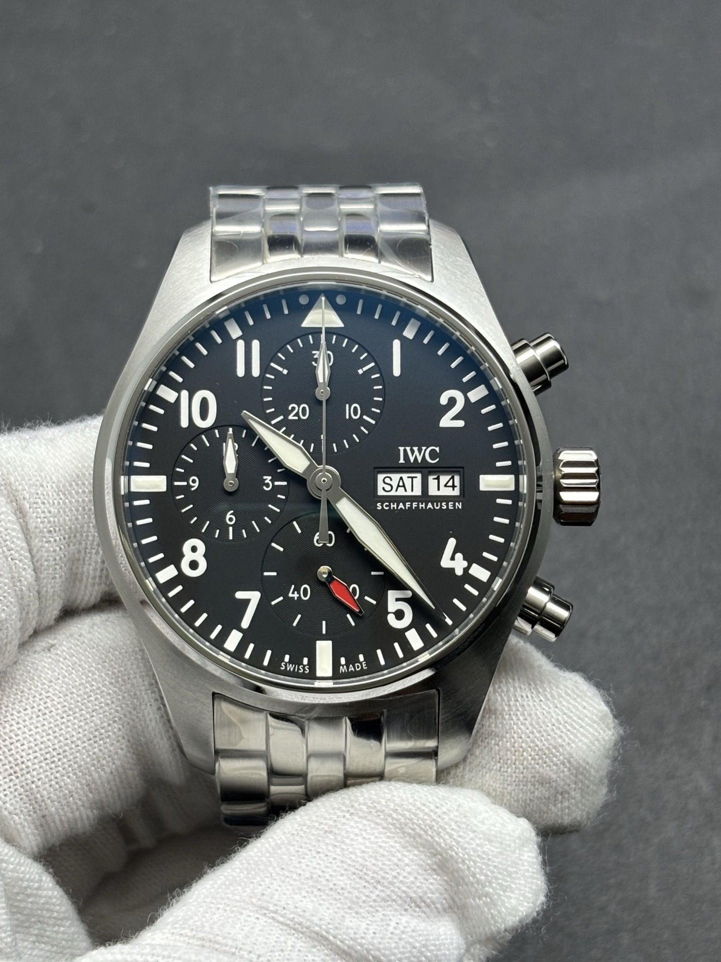 IWC Pilot's Watch Chronograph Black dial OnTrend 182