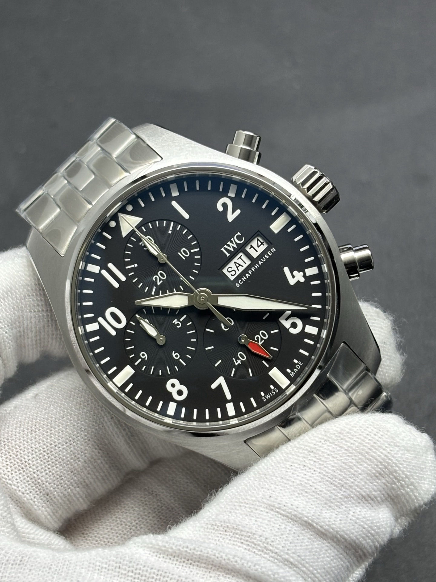 IWC Pilot's Watch Chronograph Black dial OnTrend 182