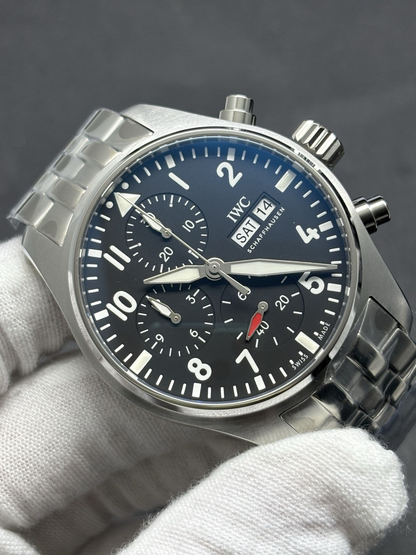 IWC Pilot's Watch Chronograph Black dial OnTrend 182