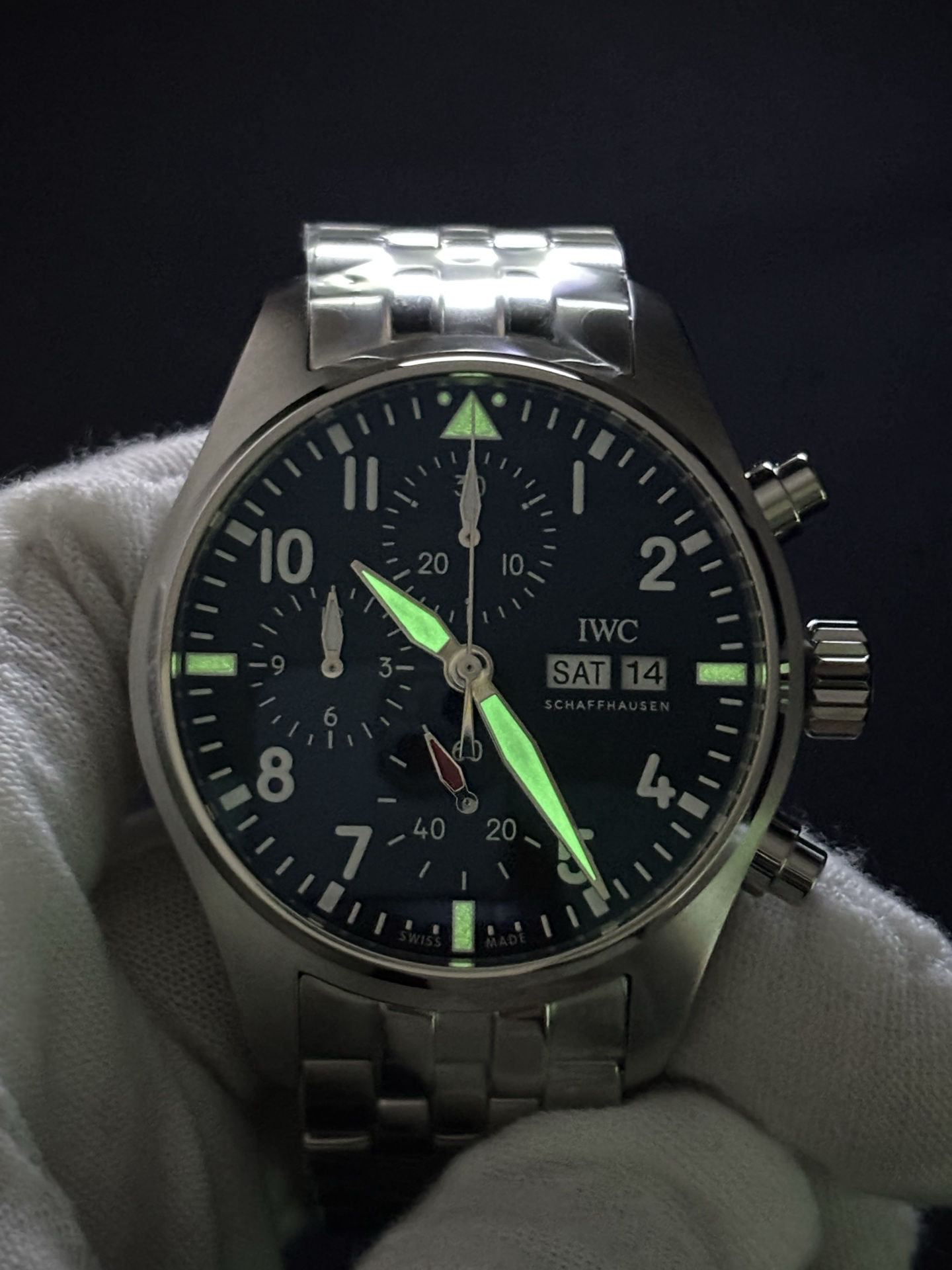 IWC Pilot's Watch Chronograph Black dial OnTrend 182