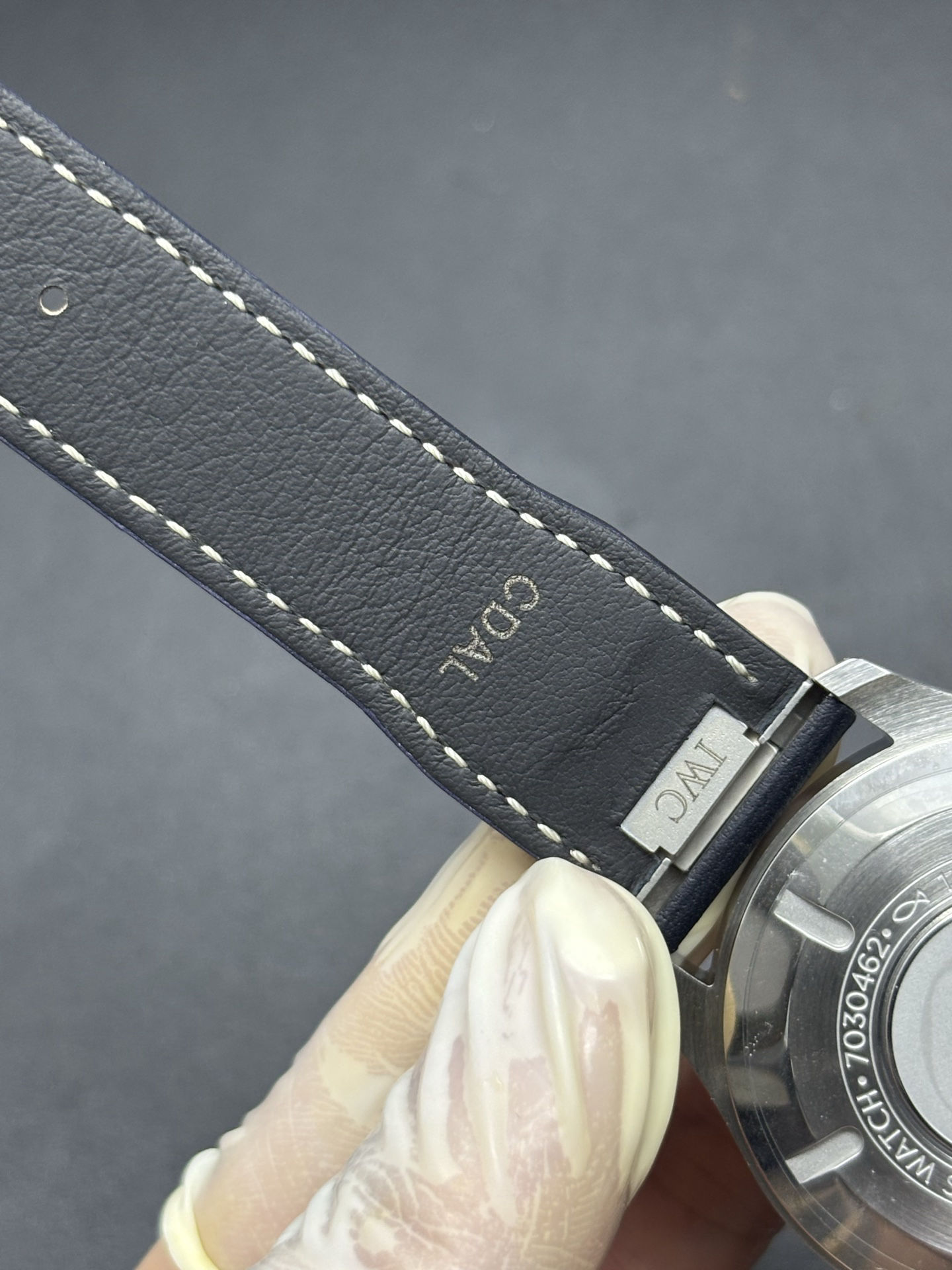 Comfortable IWC Pilot's Watch Mark XX Reference IW328203 With Blue Dial 184