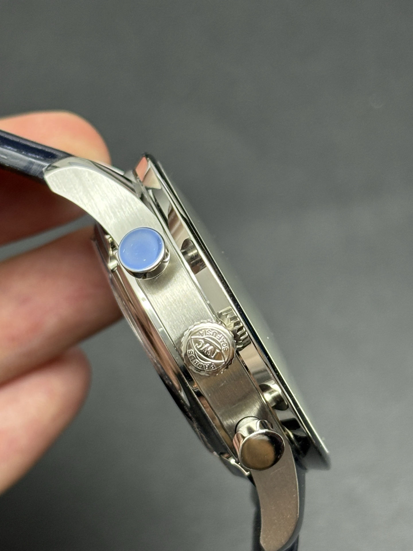 IWC Portugieser Chronograph Silver Dial Compact 183