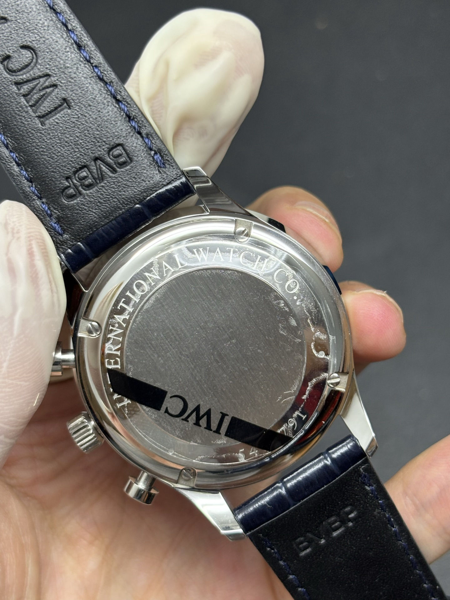 IWC Portugieser Chronograph Silver Dial Compact 183