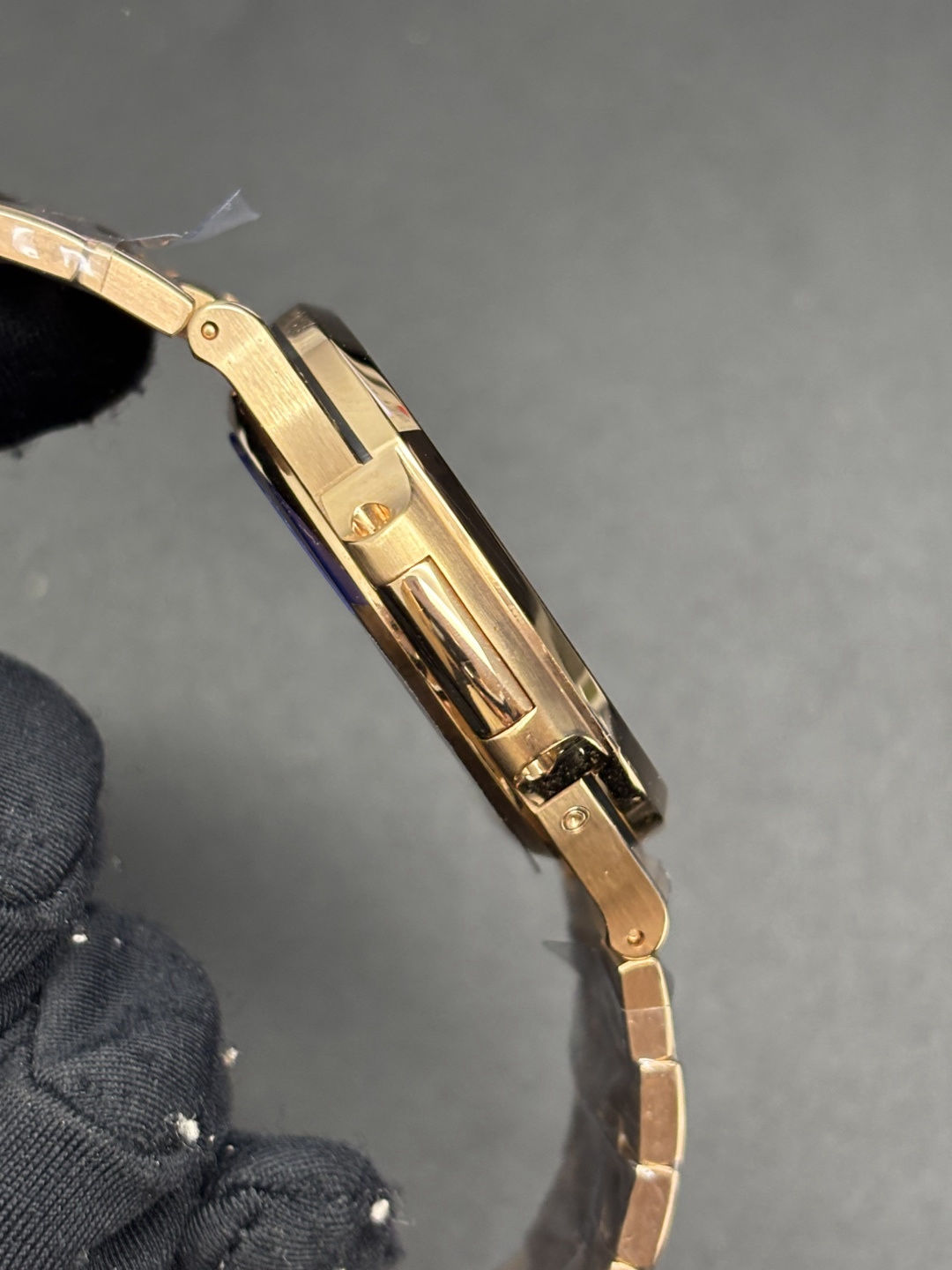Elegant Nautilus Moonphase Rose Gold Brown Dial 40mm 85