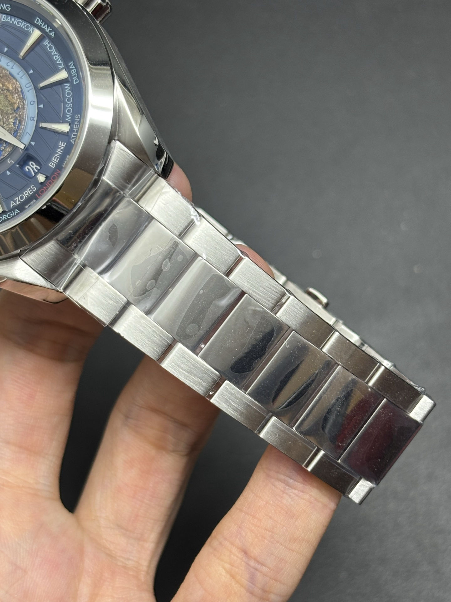 Tailored OMEGA Seamaster Aqua Terra 150M Co-Axial Master Chronometer GMT Worldtimer 127