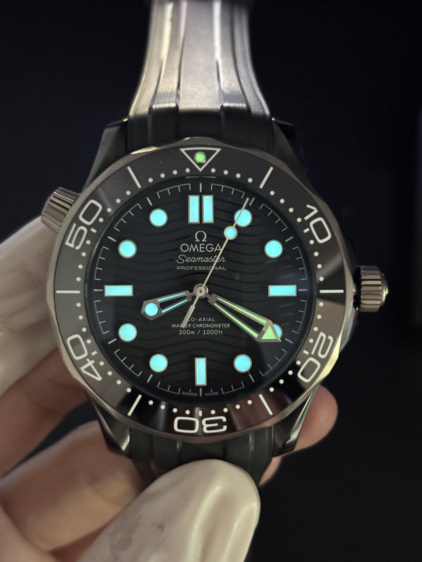 Omega Seamaster Diver 300M Master Ceramic Dial OdorResistant 122