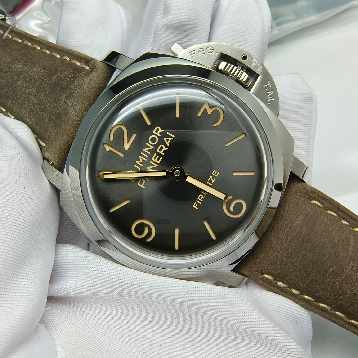 Panerai Luminor 1950 47mm Stainless Steel Watch SoftTouch 107