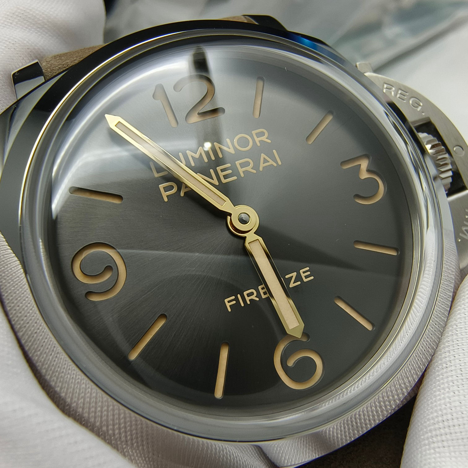 Panerai Luminor 1950 47mm Stainless Steel Watch SoftTouch 107