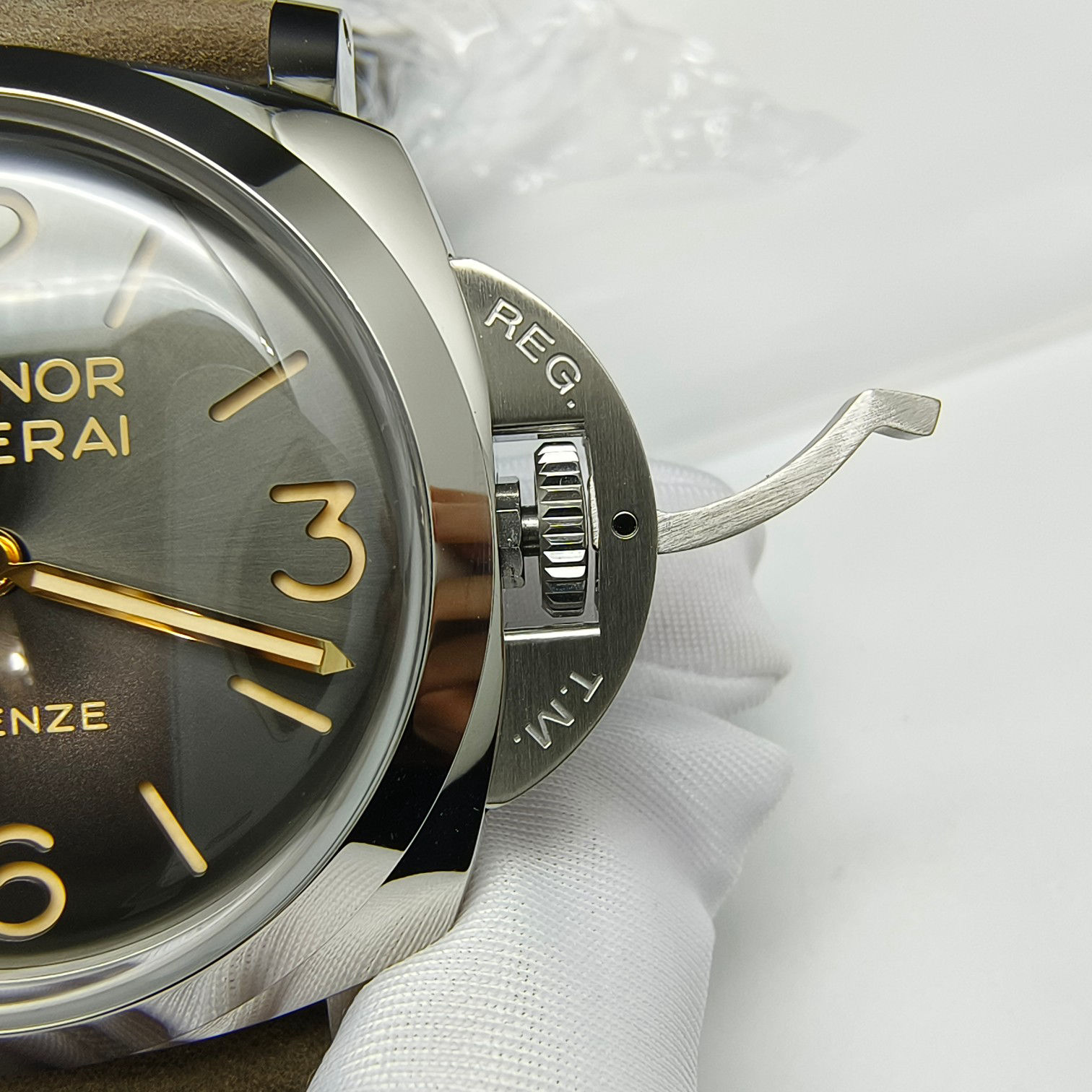Panerai Luminor 1950 47mm Stainless Steel Watch SoftTouch 107