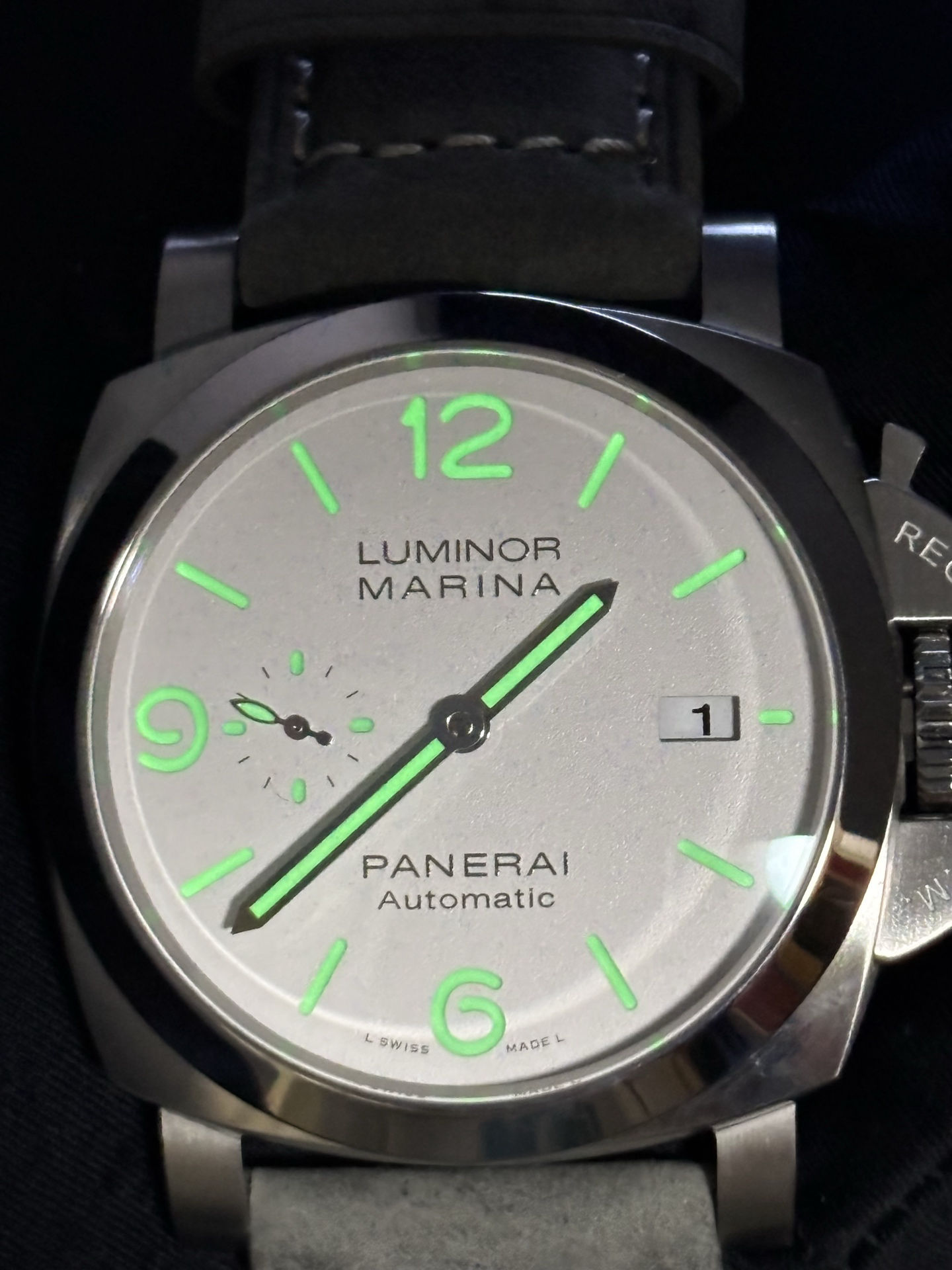 Stylish Panerai Luminor Marina 44mm PAM01314 Watch White Dial 105