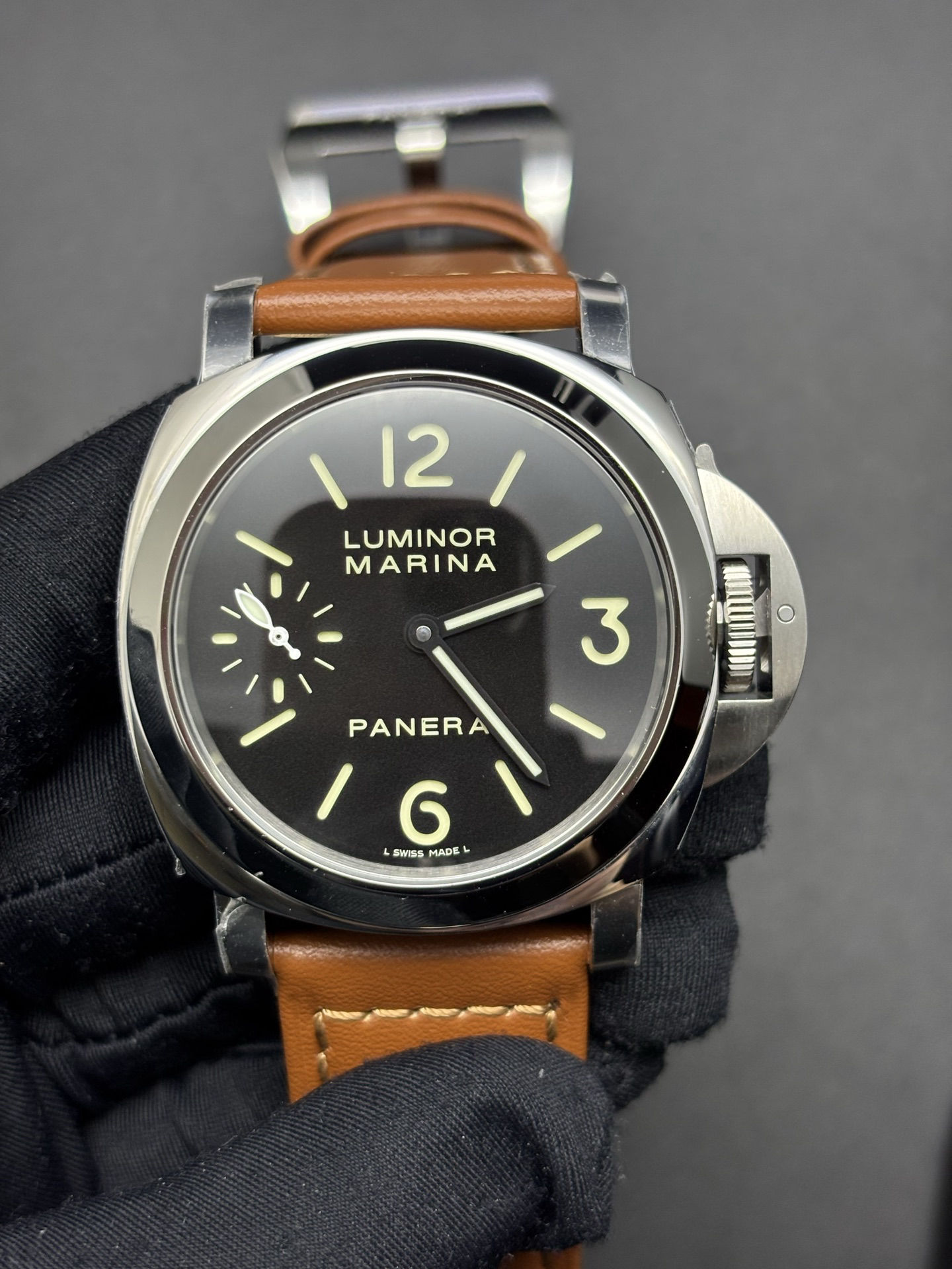 Colorful Panerai Luminor Marina 44mm Stainless Steel Watch reference PAM 104