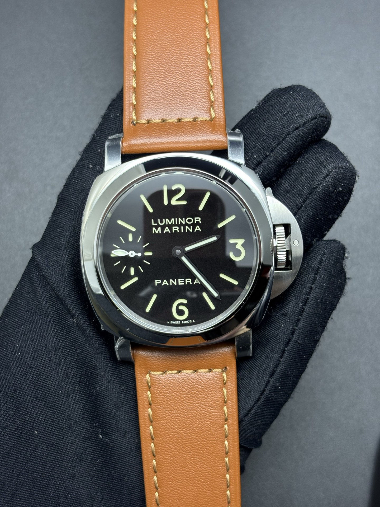 Colorful Panerai Luminor Marina 44mm Stainless Steel Watch reference PAM 104