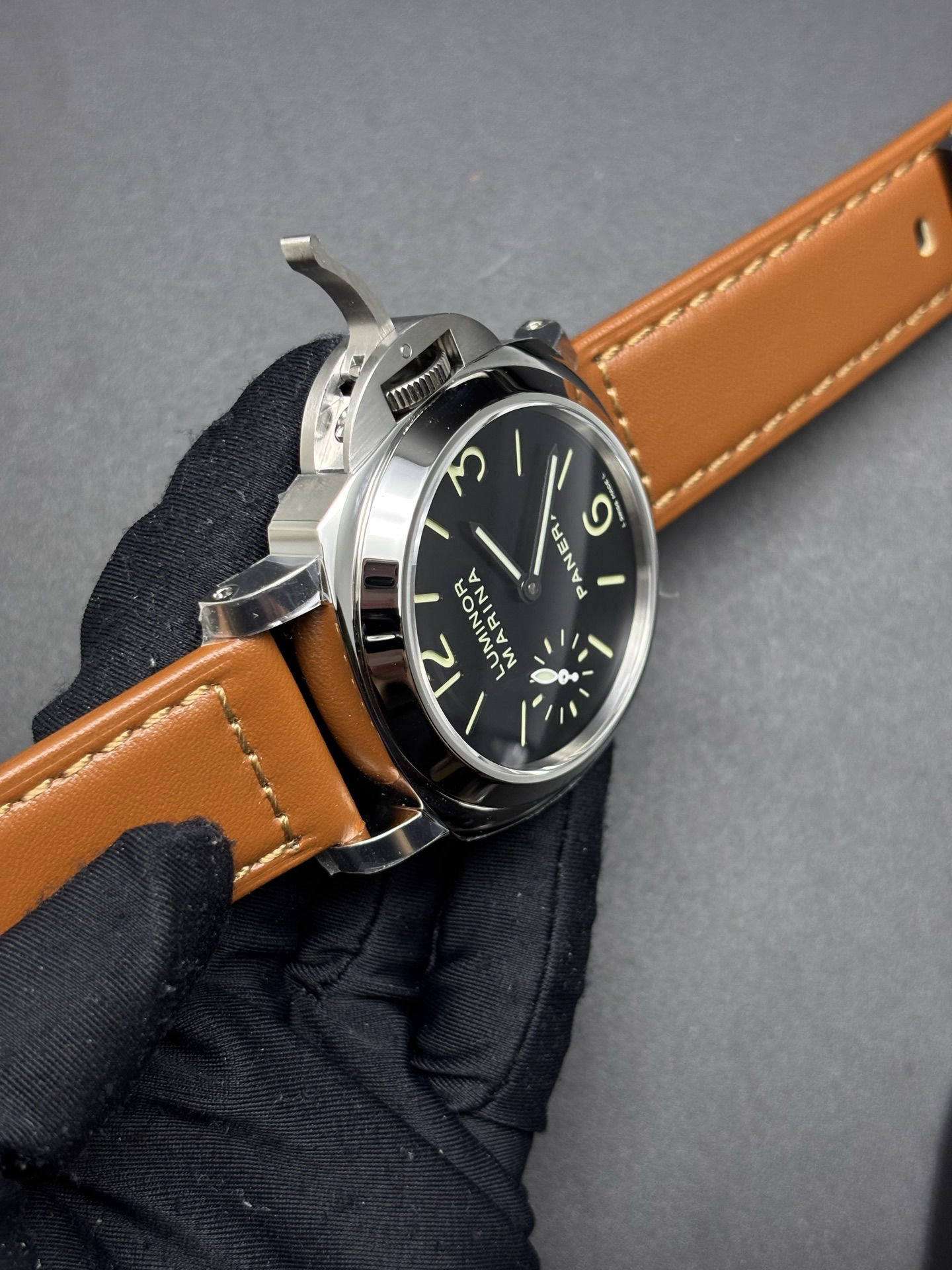 Colorful Panerai Luminor Marina 44mm Stainless Steel Watch reference PAM 104