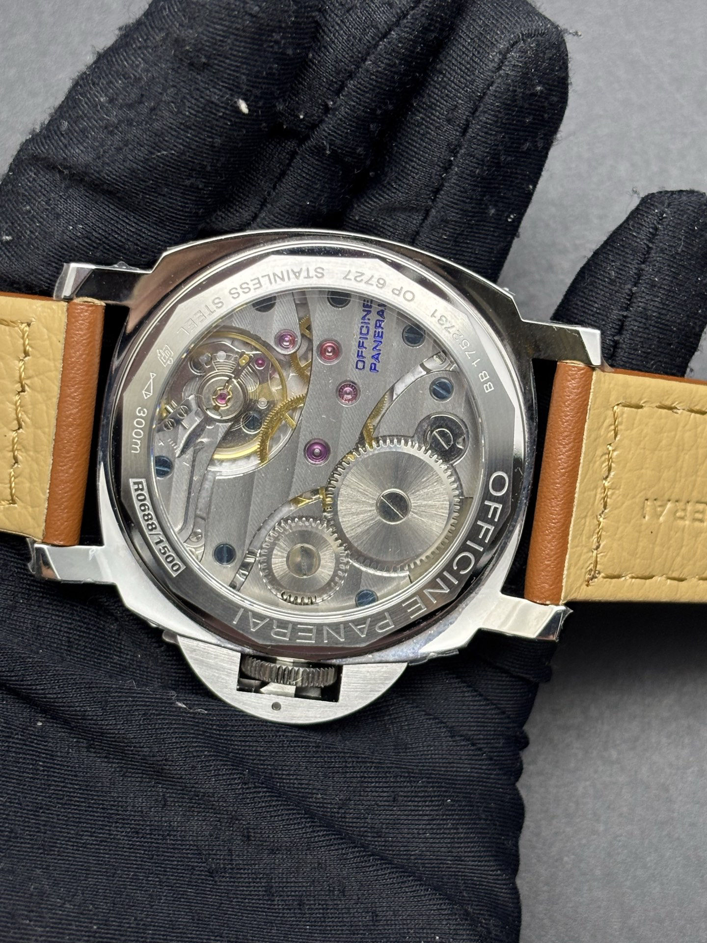 Colorful Panerai Luminor Marina 44mm Stainless Steel Watch reference PAM 104