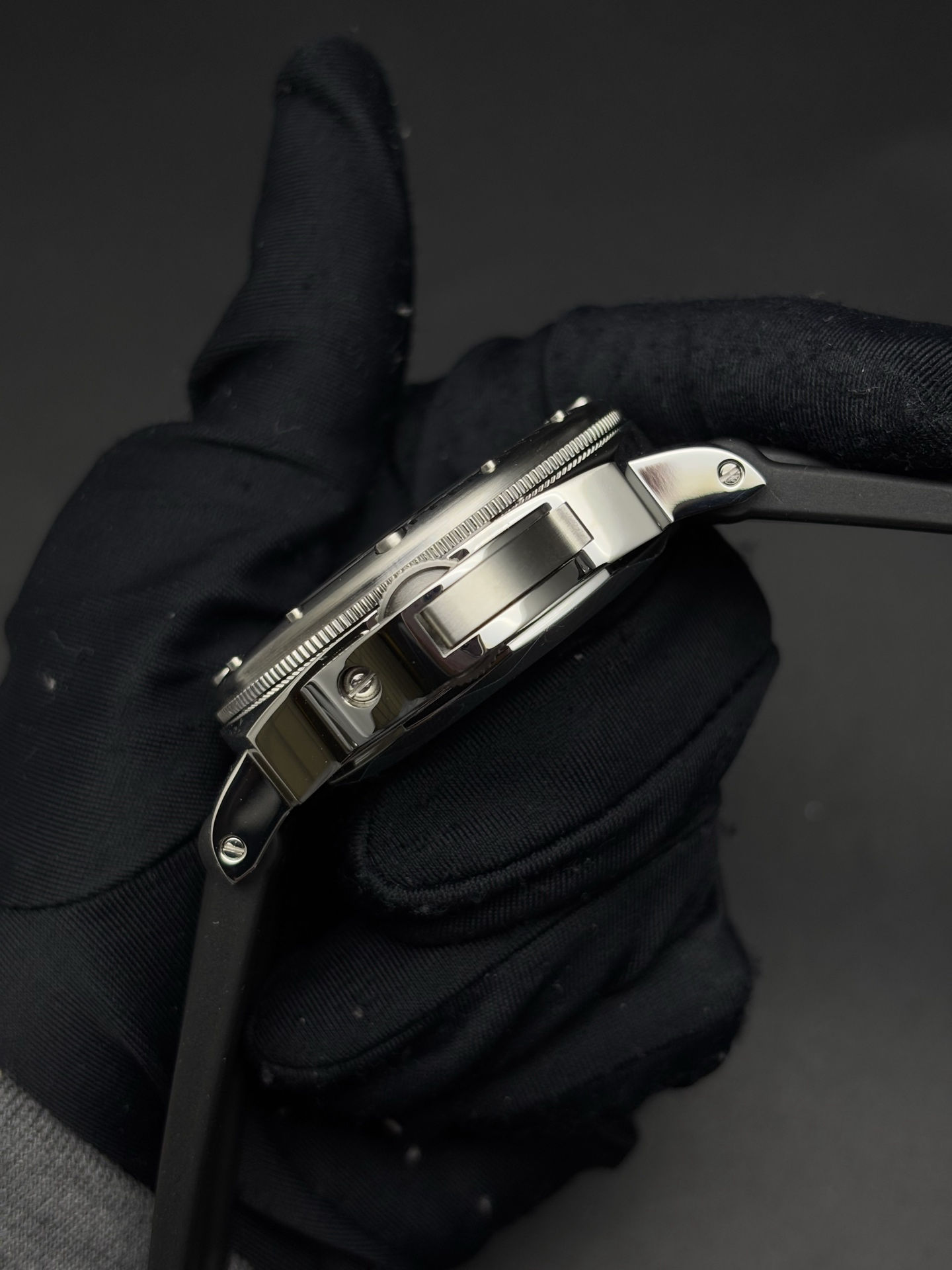 Lightweight Panerai Luminor Submersible Watch Black Dial 44mm case 106