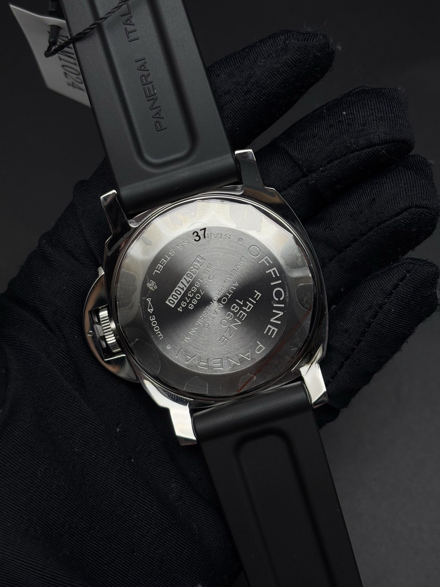 Lightweight Panerai Luminor Submersible Watch Black Dial 44mm case 106