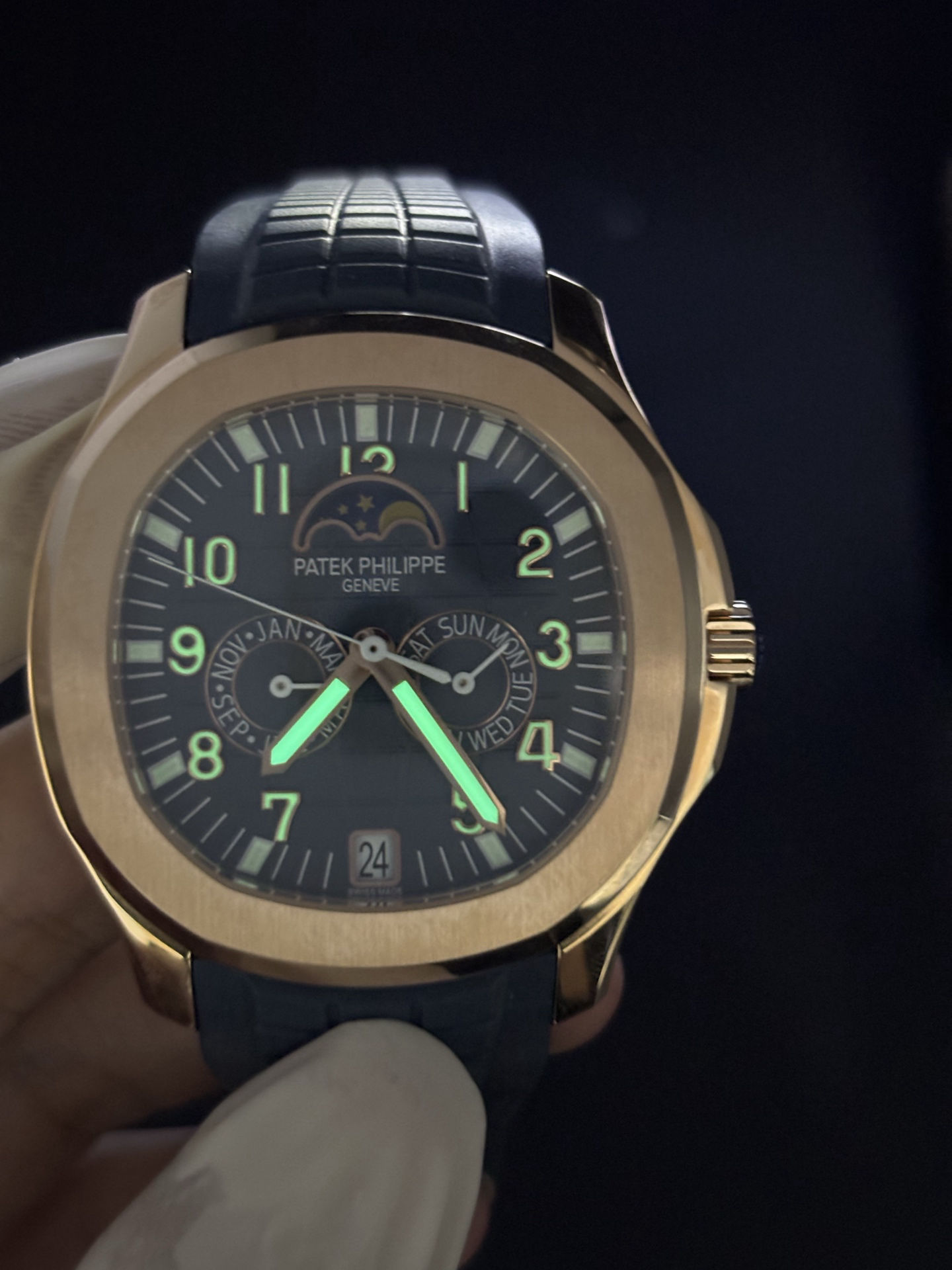 MultiPurpose Patek Philippe Aquanaut Luce Annual Calendar 5261R-001 Blue-Gray Dial 92
