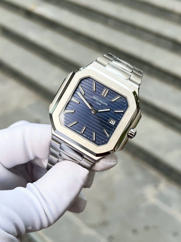 ModernLook Patek Philippe Cubitus Stainless Steel Blue Dial Men's Watch 98