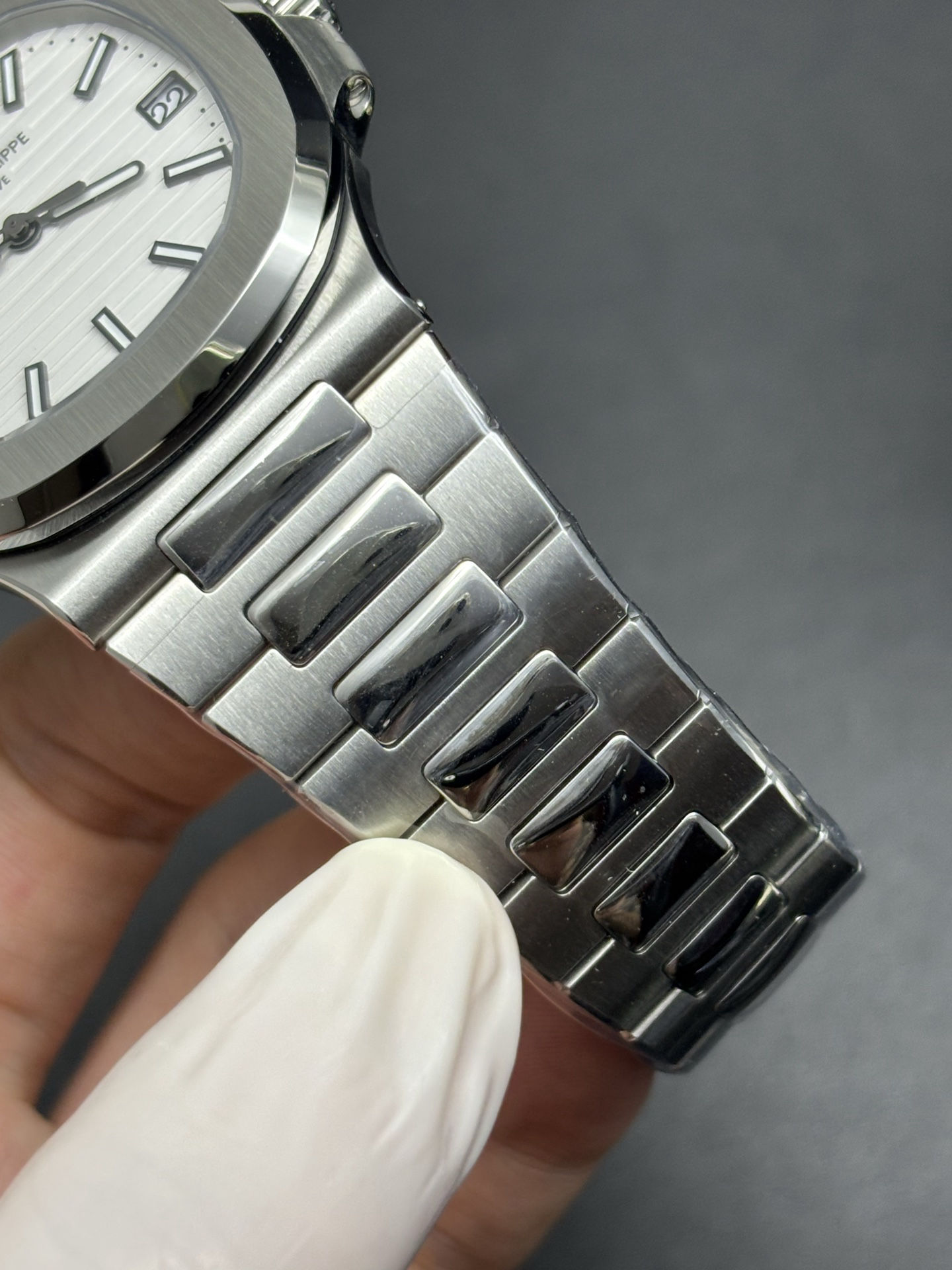 Patek Philippe Nautilus 40mm 57111A White Dial Sustainable 100