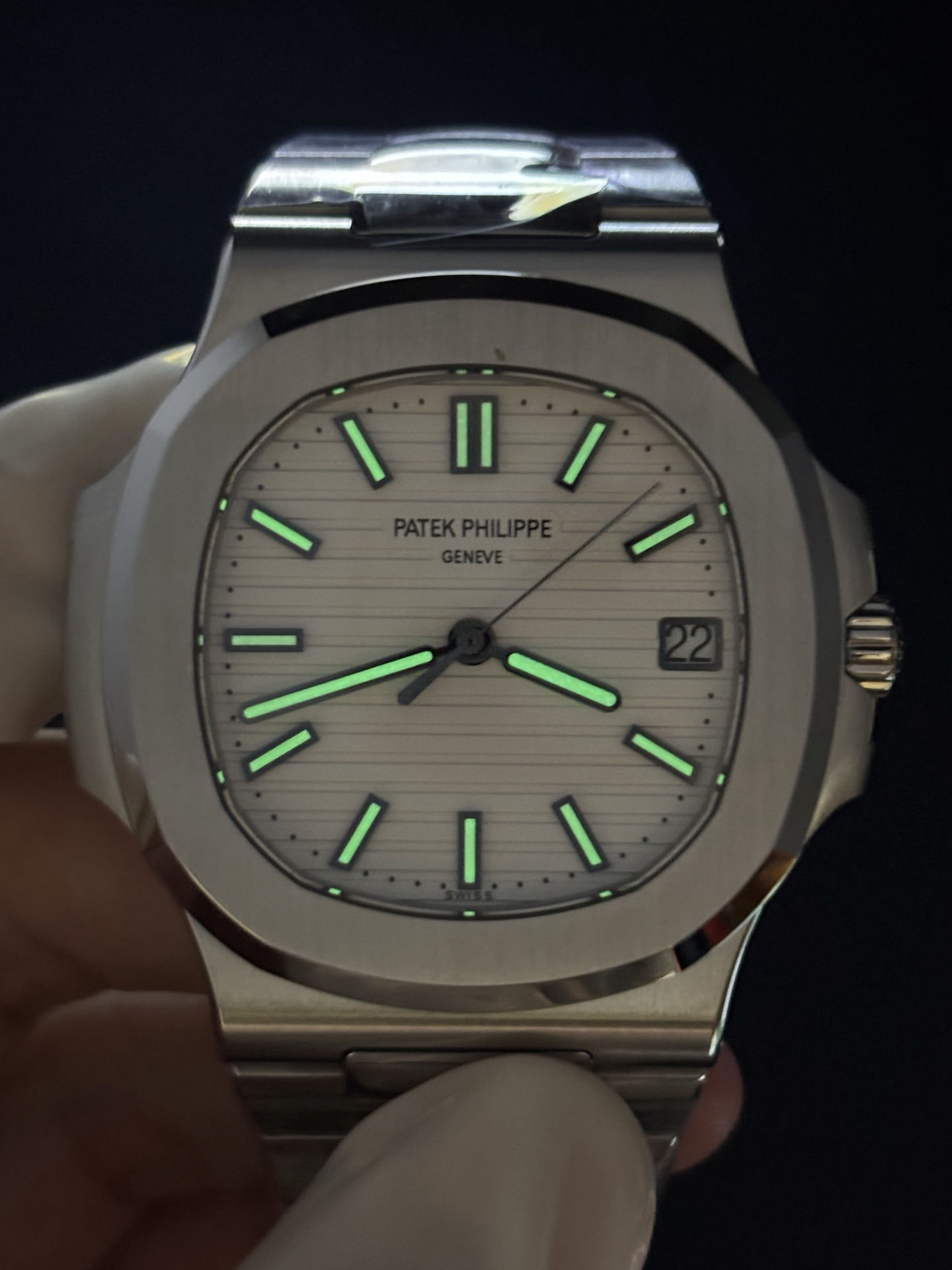 Patek Philippe Nautilus 40mm 57111A White Dial Sustainable 100