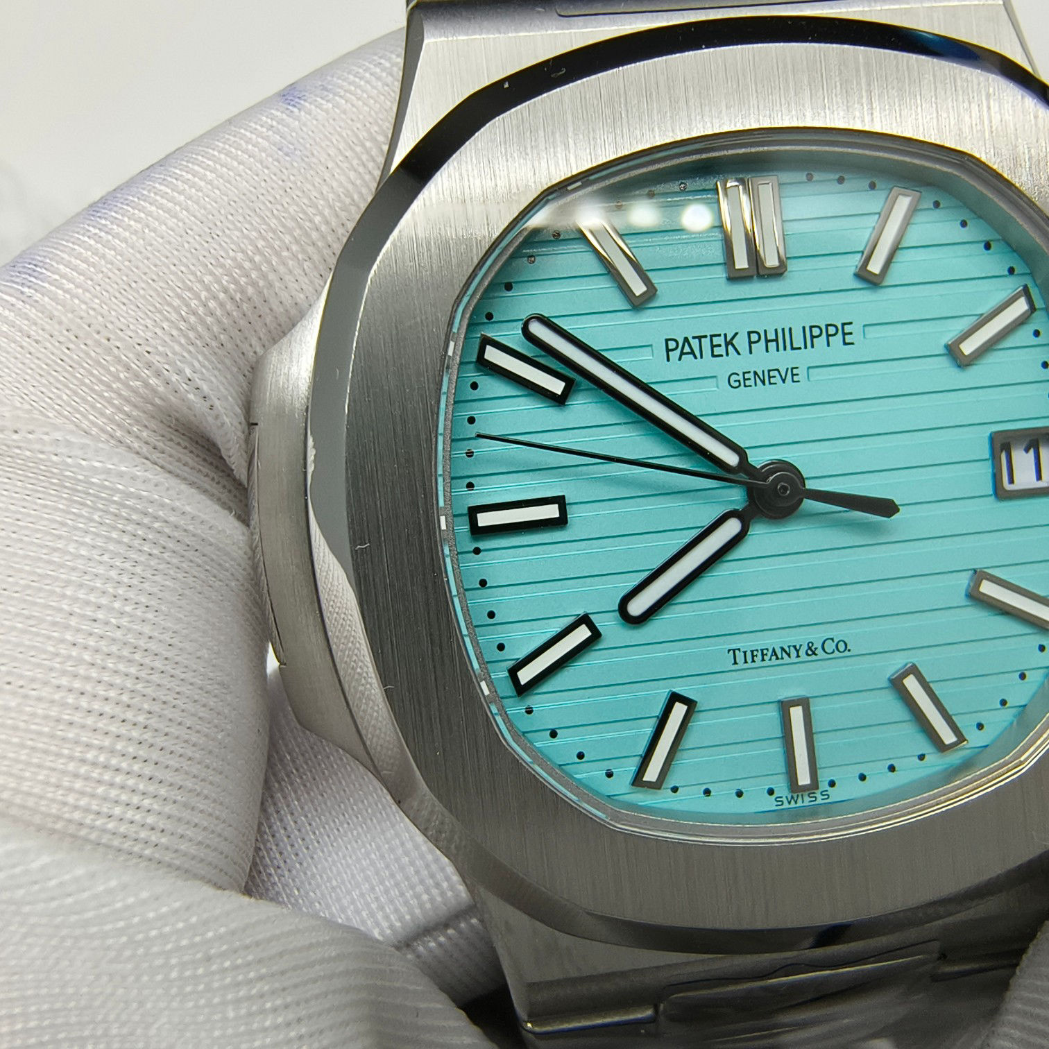 Soft Patek Philippe Nautilus Tiff & Co. Blue Dial 81