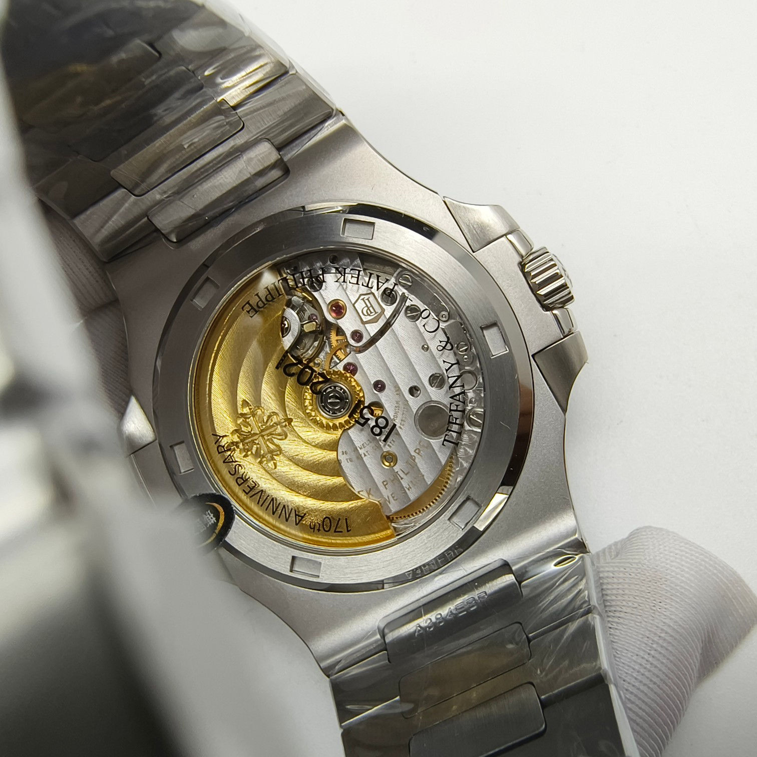 Soft Patek Philippe Nautilus Tiff & Co. Blue Dial 81