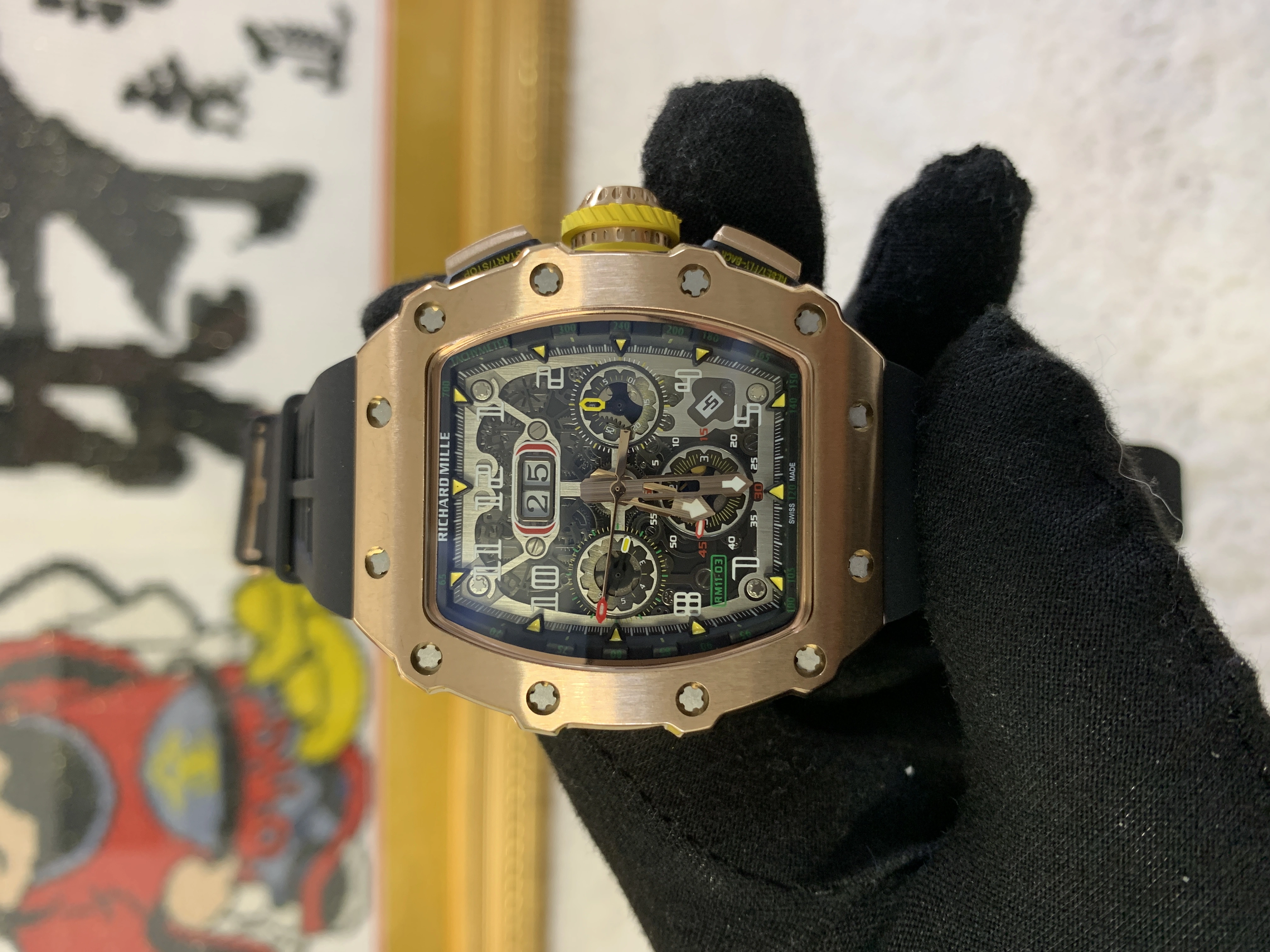 RM Rose Gold Titanium 2020 Complete Chronograph Skeleton SmartChoice 172