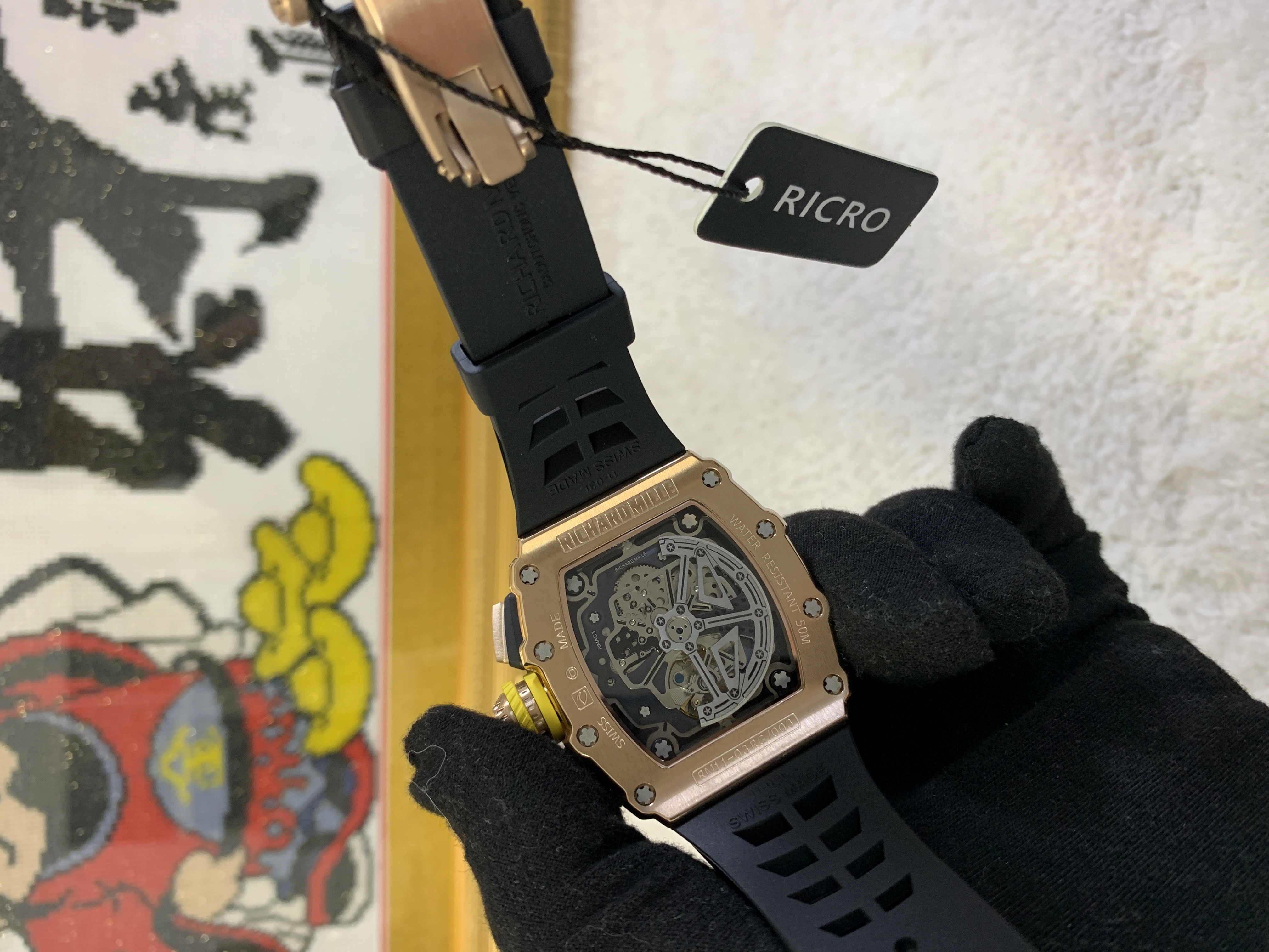 RM Rose Gold Titanium 2020 Complete Chronograph Skeleton SmartChoice 172