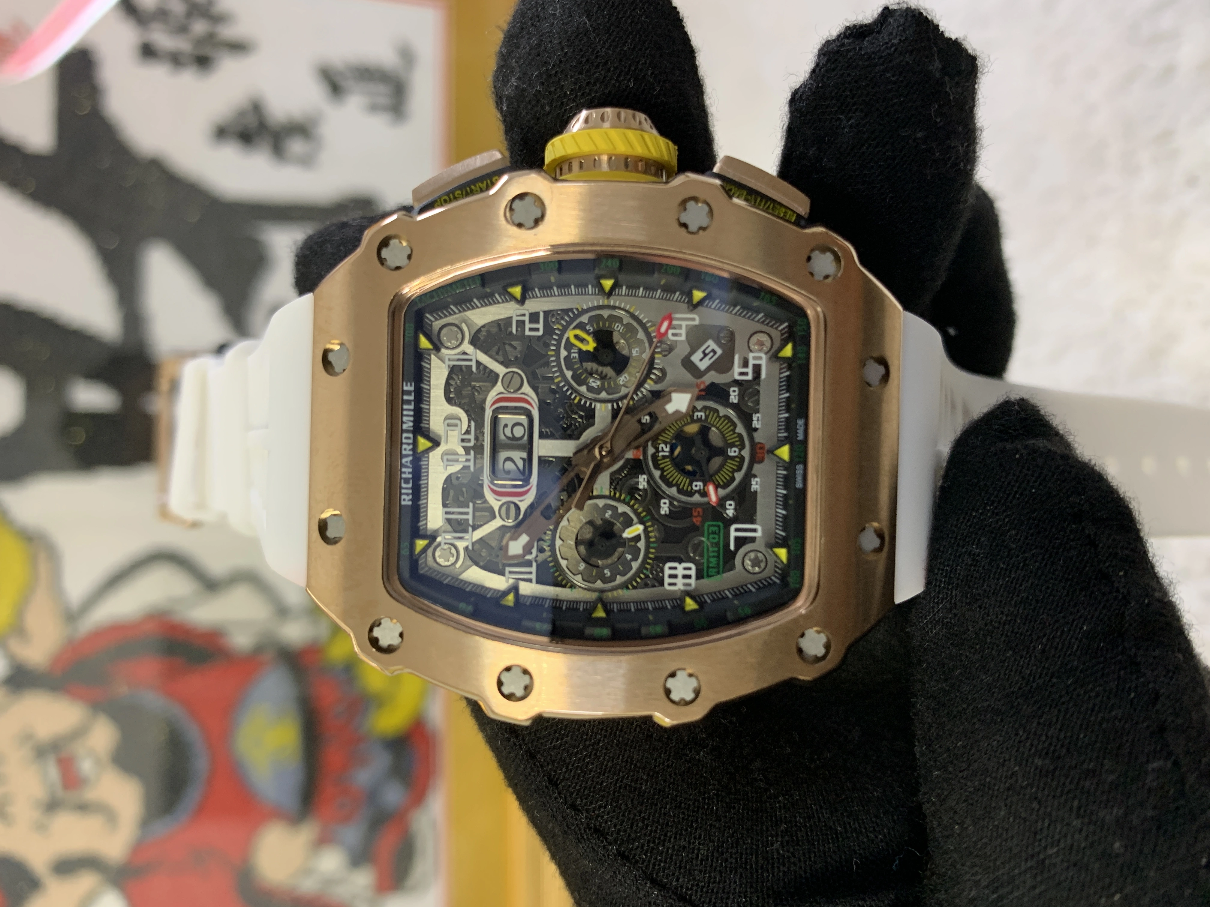 RM Rose Gold Titanium 2020 Complete Chronograph Skeleton SmartChoice 172