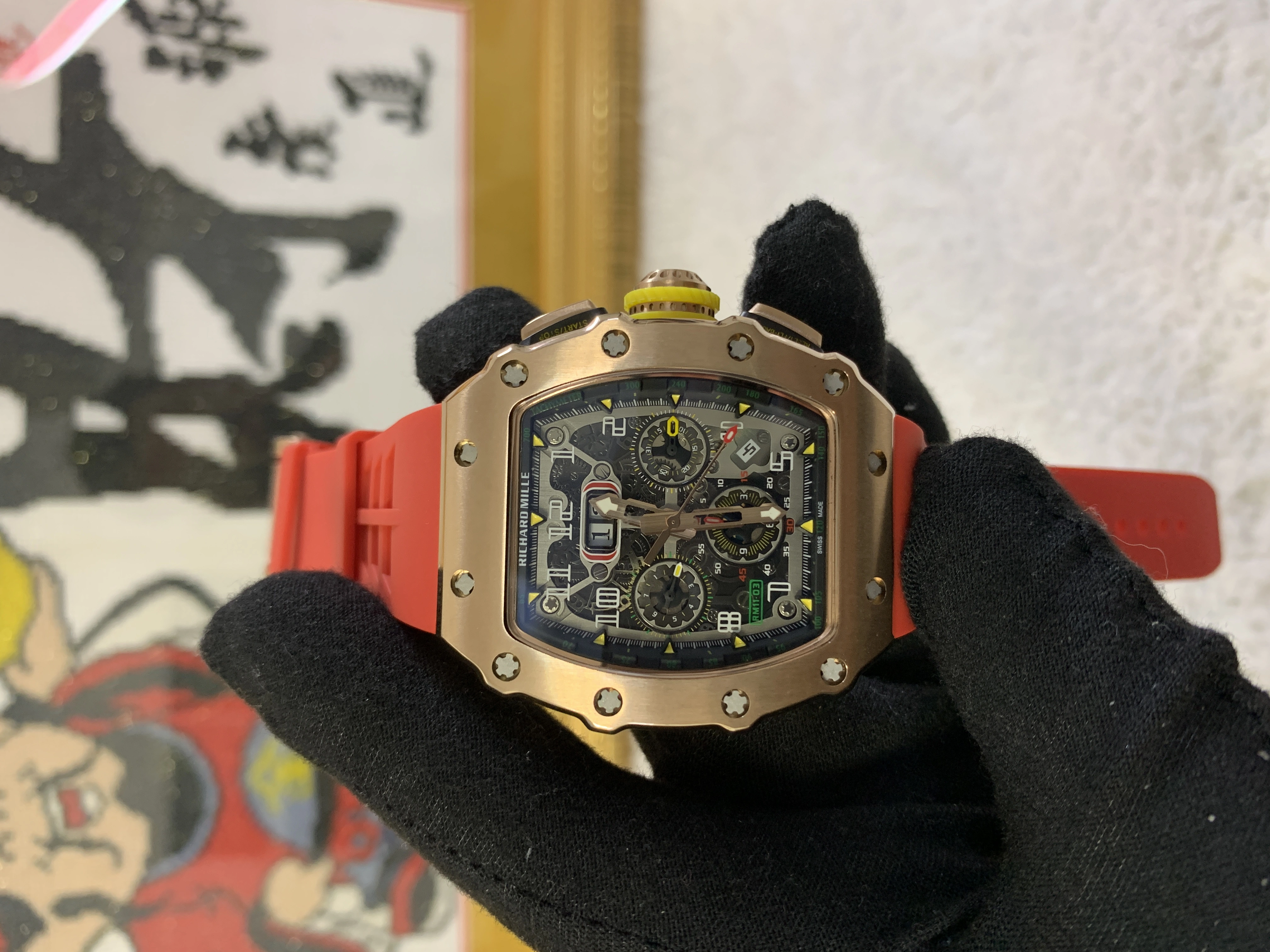 RM Rose Gold Titanium 2020 Complete Chronograph Skeleton SmartChoice 172