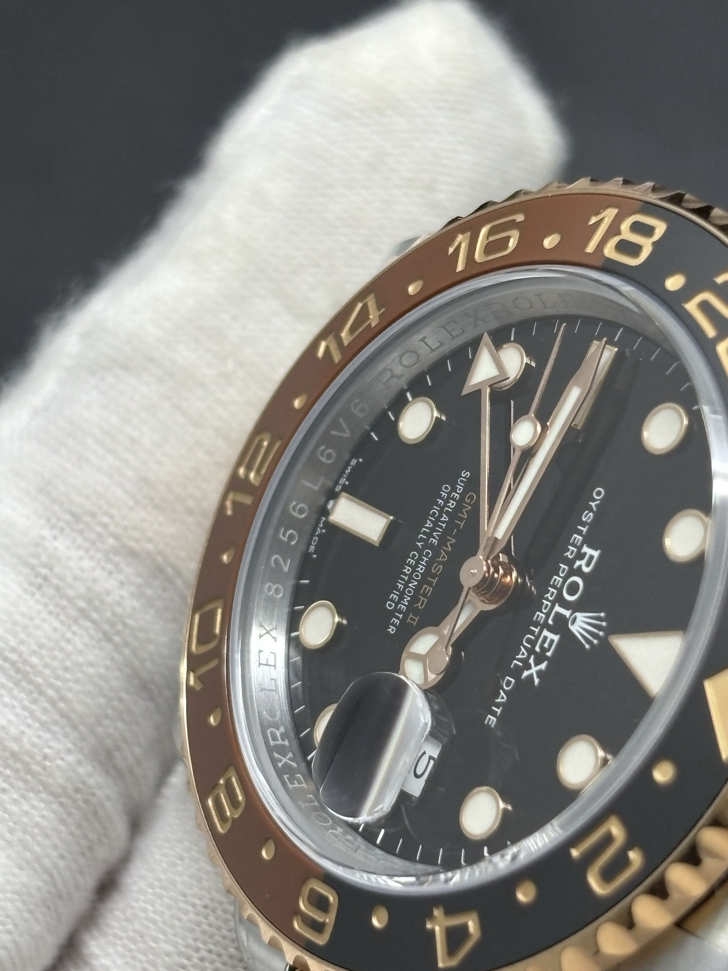 ROOT BEER GMT-MASTER II 40MM ROSE GOLD Thermal 2