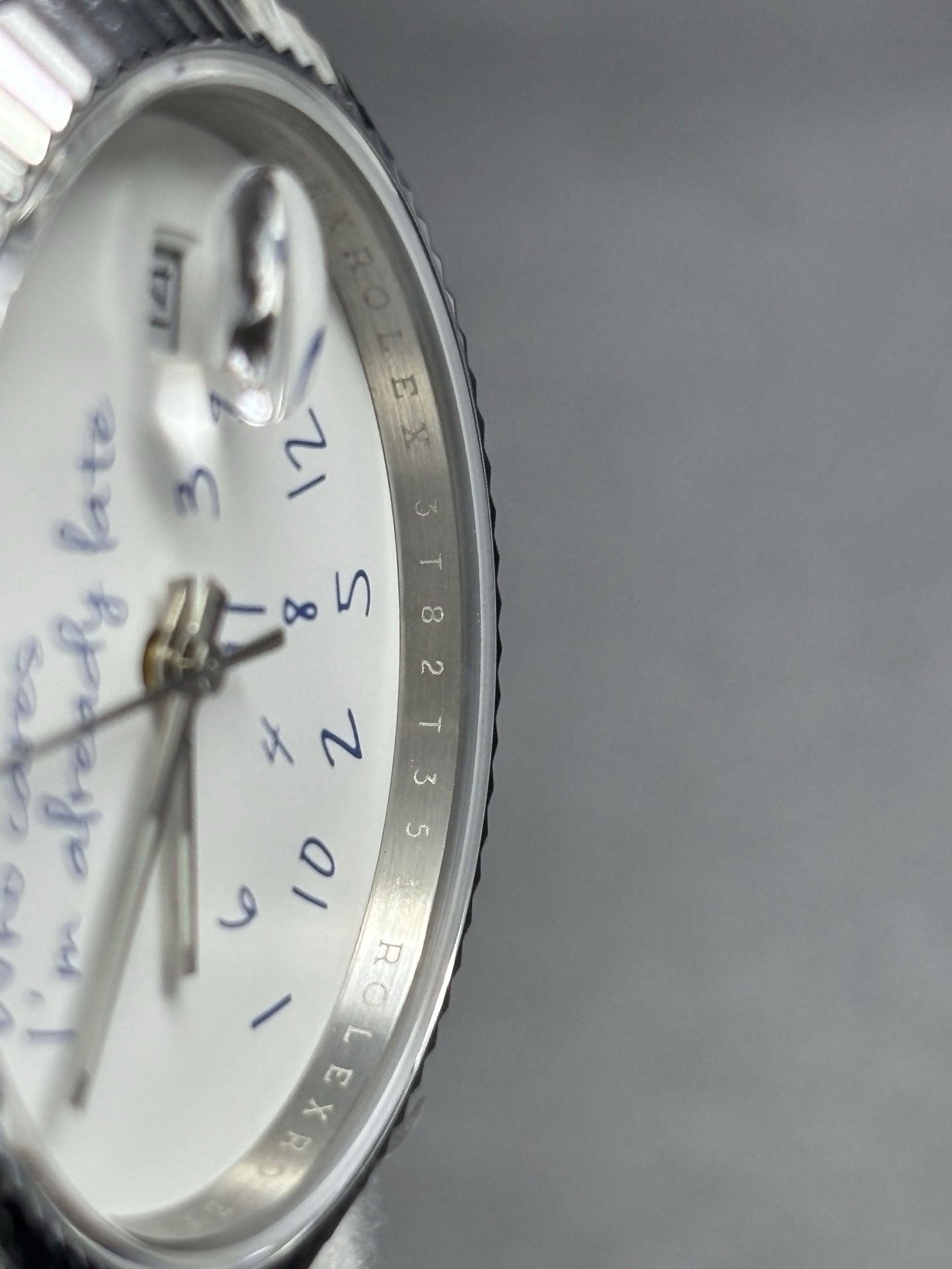 Popular Rolex Datejust 41 Ref 126334 Who Cares I'm Already Late Dial 71