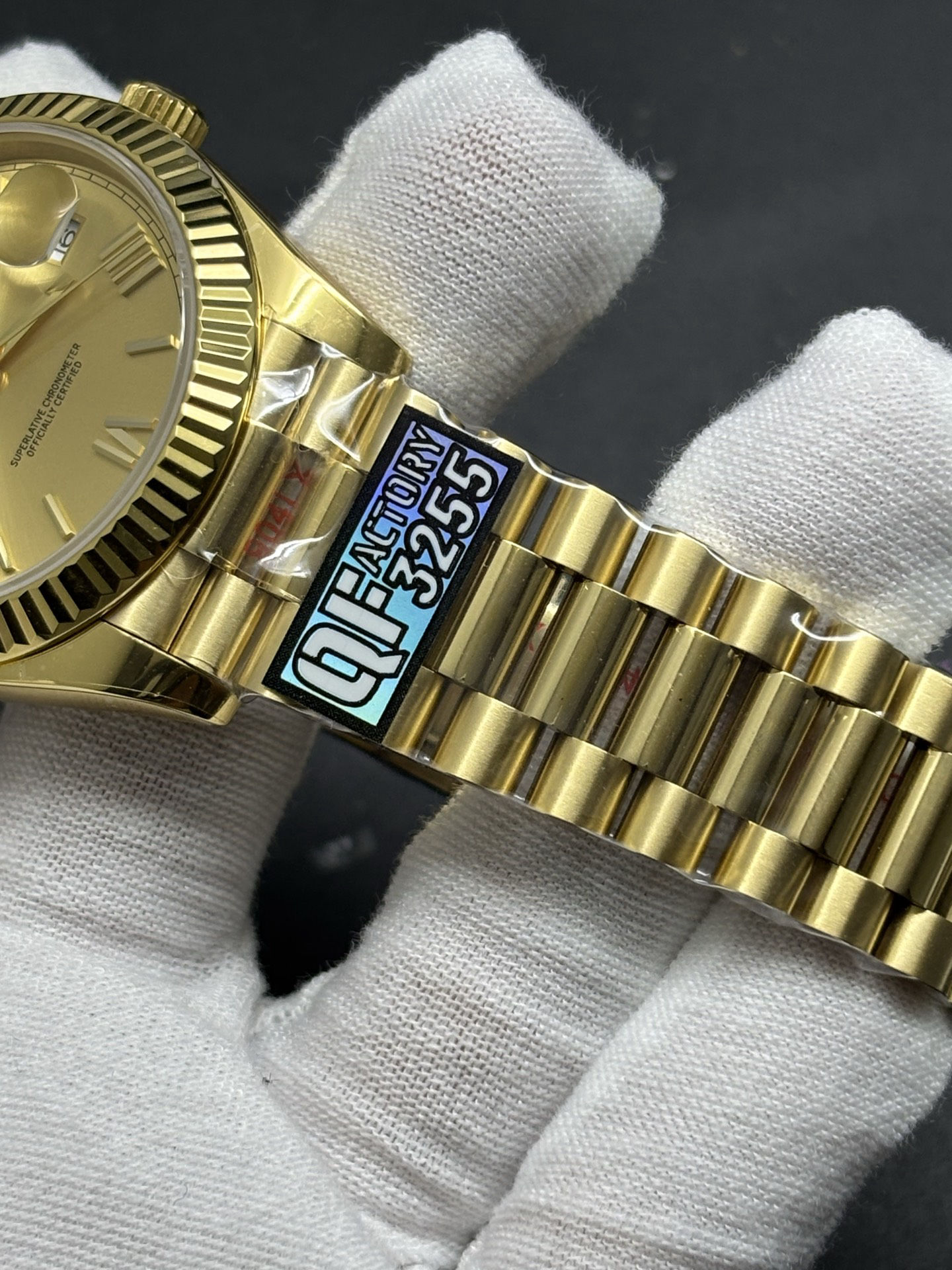 StreetReady Rolex Day-Date 40mm President Watch 18k Yellow Gold Roman Numeral Dial 37
