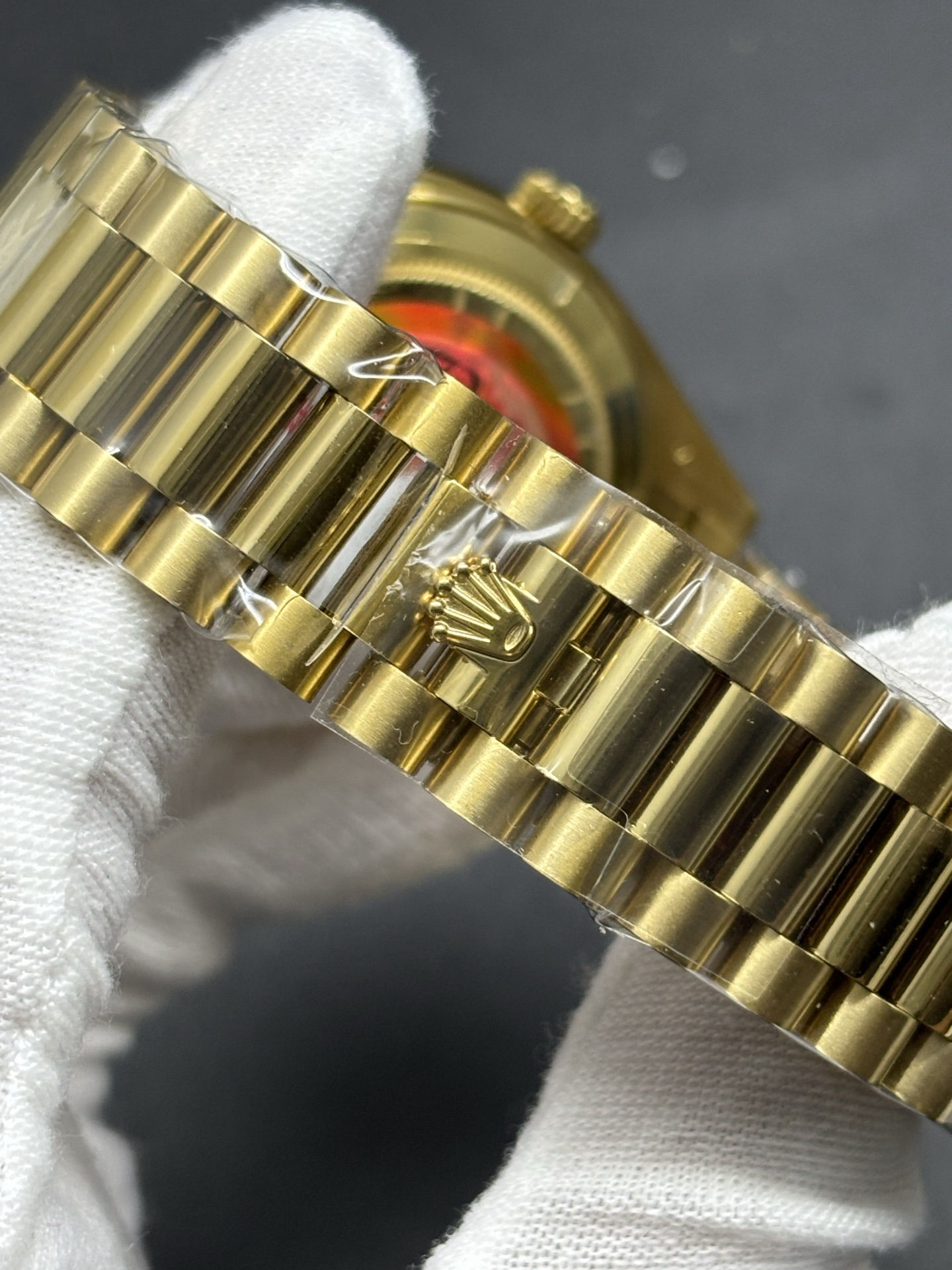 StreetReady Rolex Day-Date 40mm President Watch 18k Yellow Gold Roman Numeral Dial 37