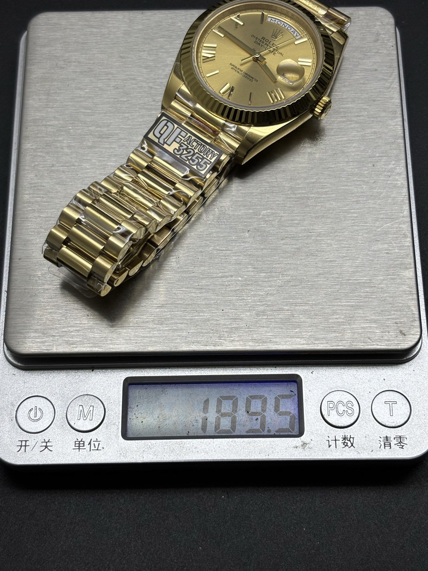 StreetReady Rolex Day-Date 40mm President Watch 18k Yellow Gold Roman Numeral Dial 37