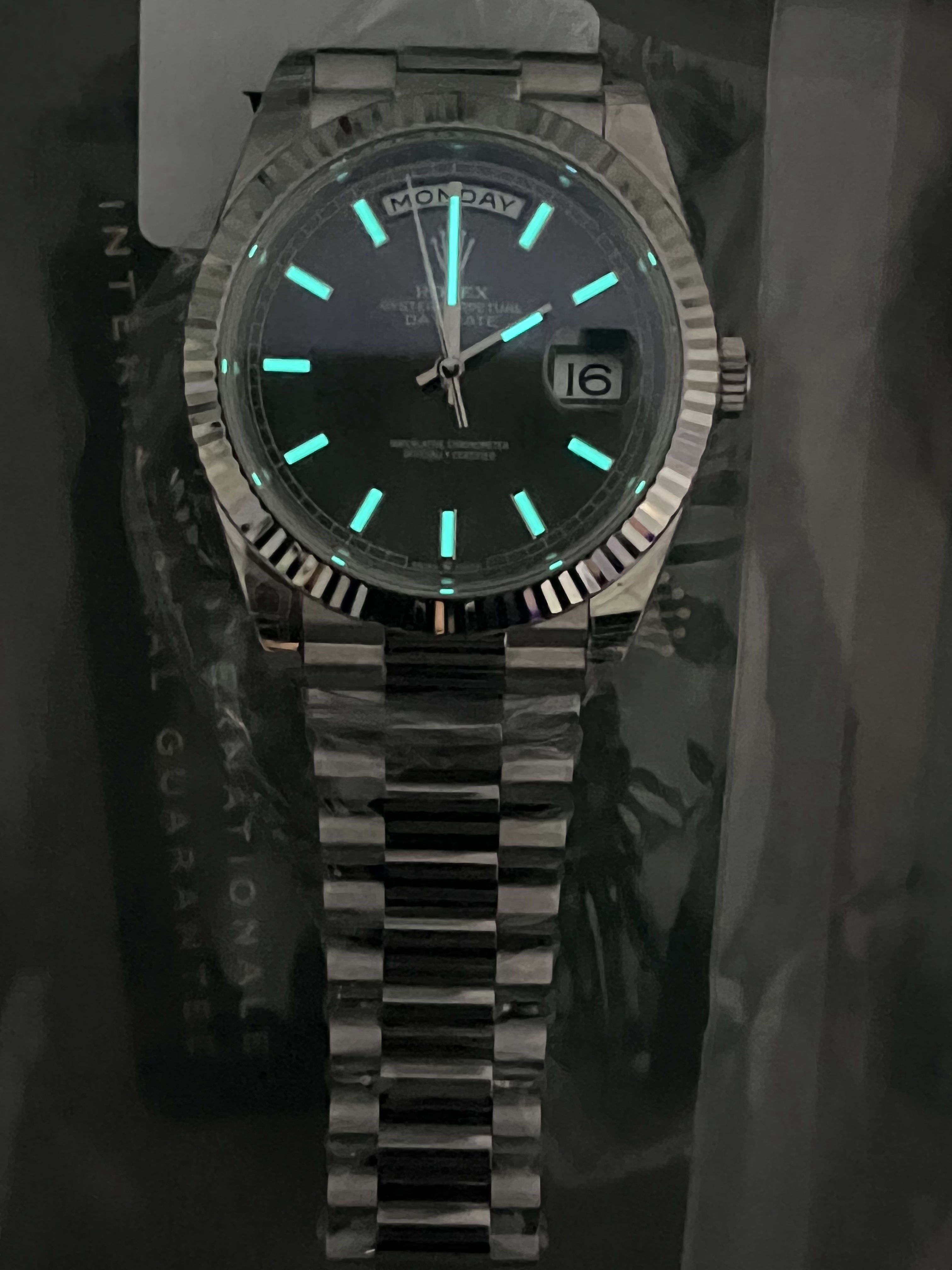 Rolex Day-Date 40mm Ref 228239 Slate Grey Dial EasyCare 69