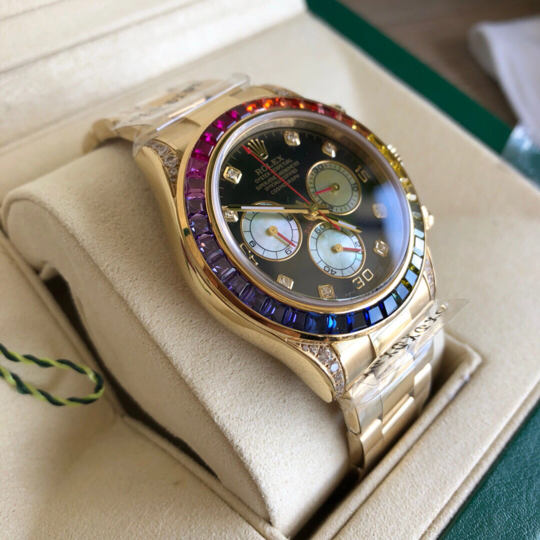 Rolex Daytona Chronograph Rainbow Bezel REF 116598RBOW ModernLook 17