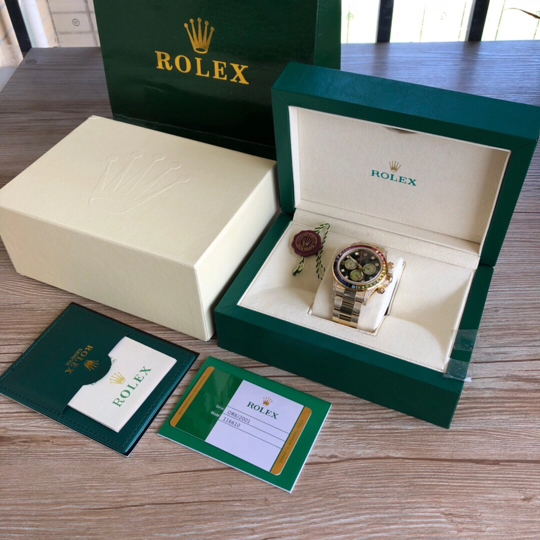 Rolex Daytona Chronograph Rainbow Bezel REF 116598RBOW ModernLook 17