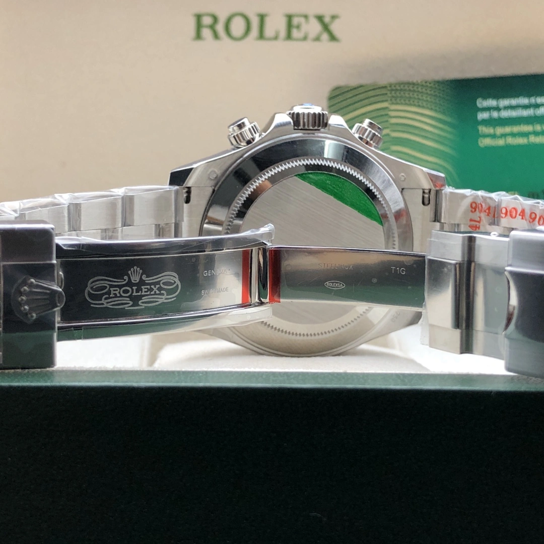 Snug Rolex Daytona Ice Blue Baguette Dial Platinum Bracelet 10