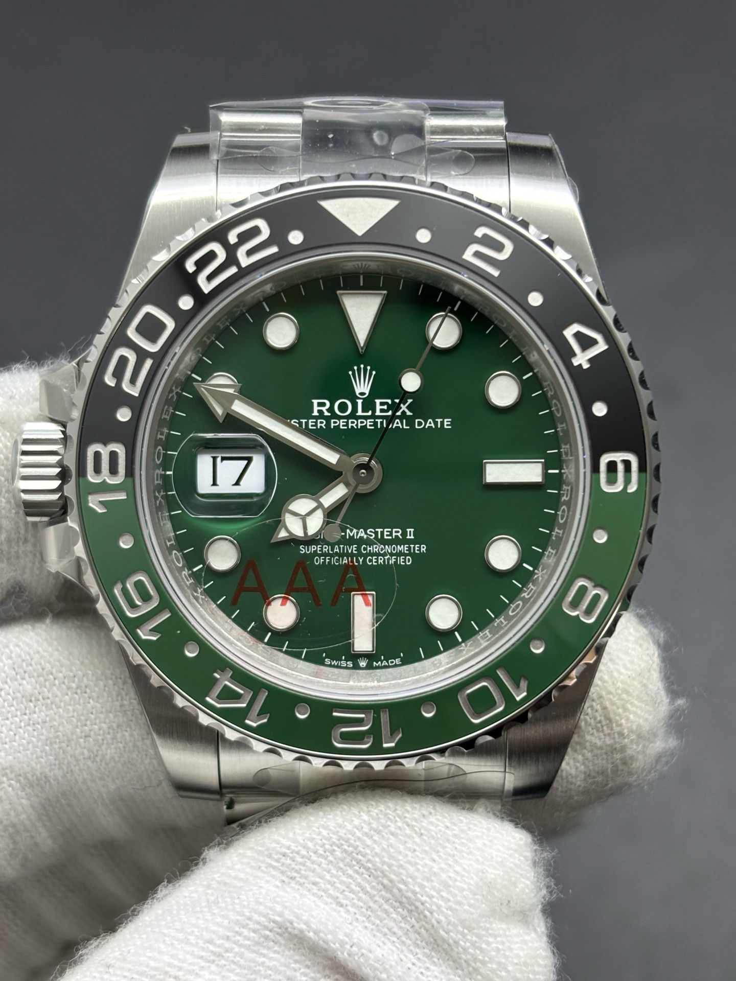 Rolex GMT-Master II Sprite Green Ceramic Bezel Refined 57