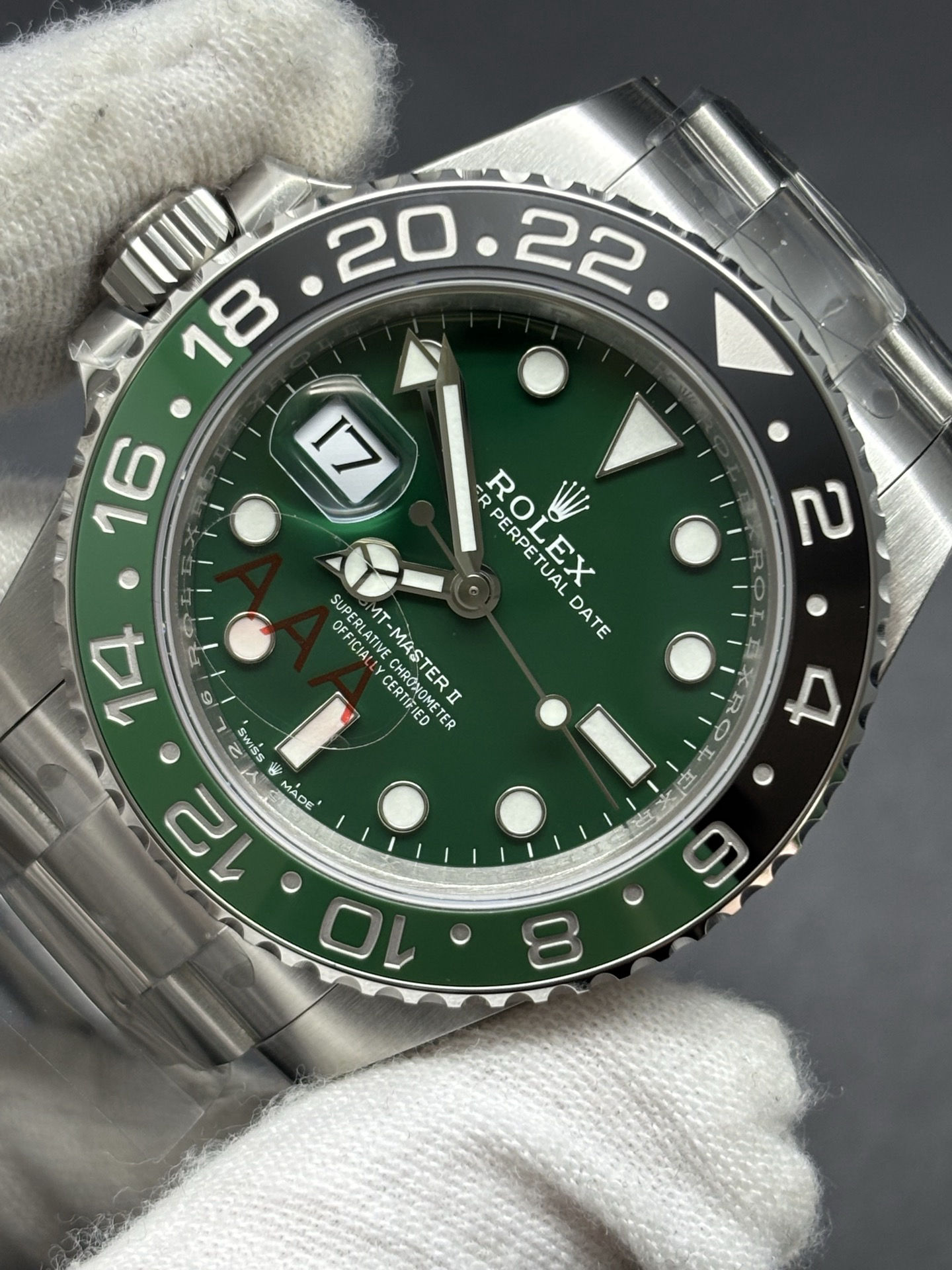 Rolex GMT-Master II Sprite Green Ceramic Bezel Refined 57