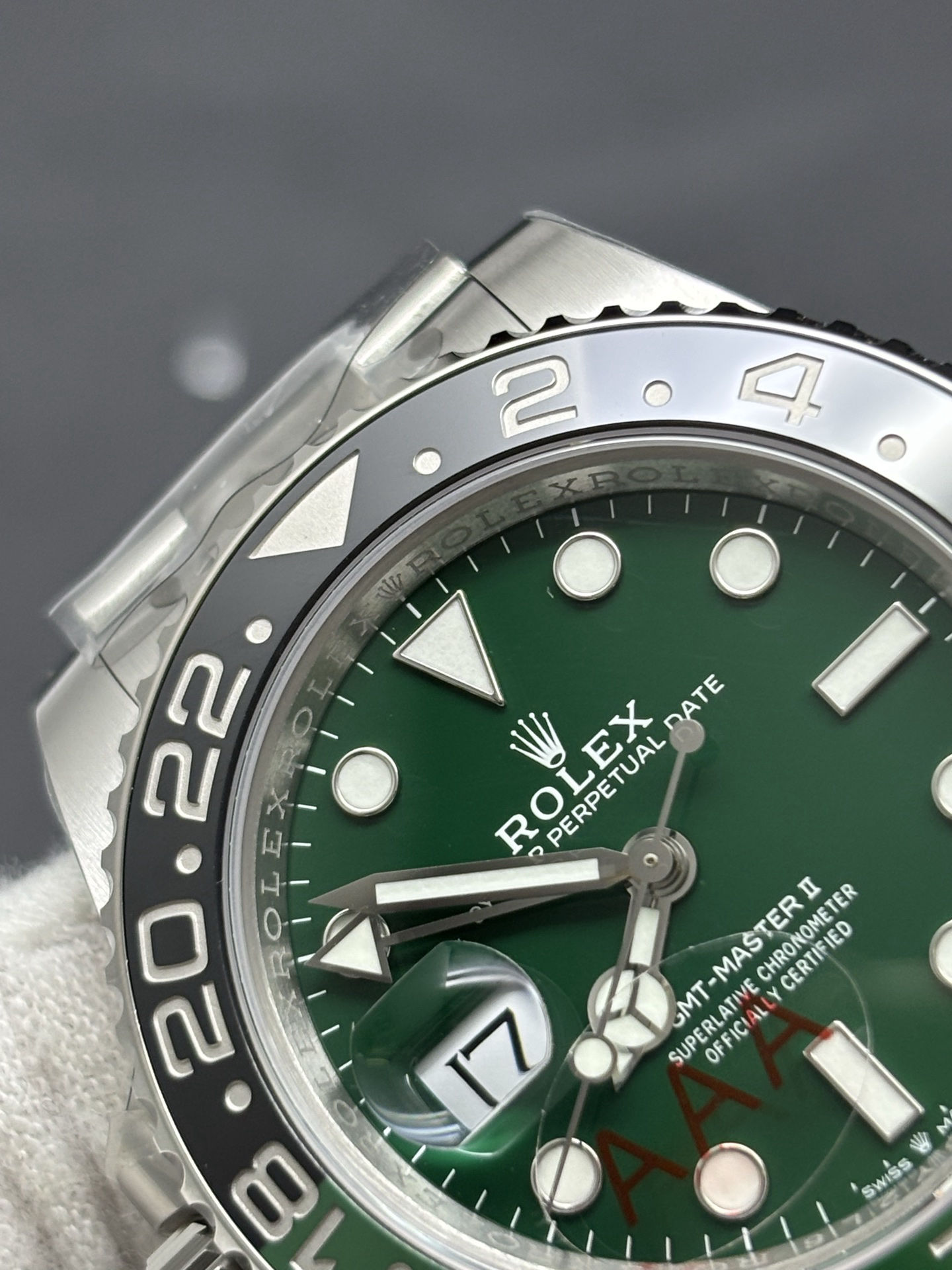 Rolex GMT-Master II Sprite Green Ceramic Bezel Refined 57