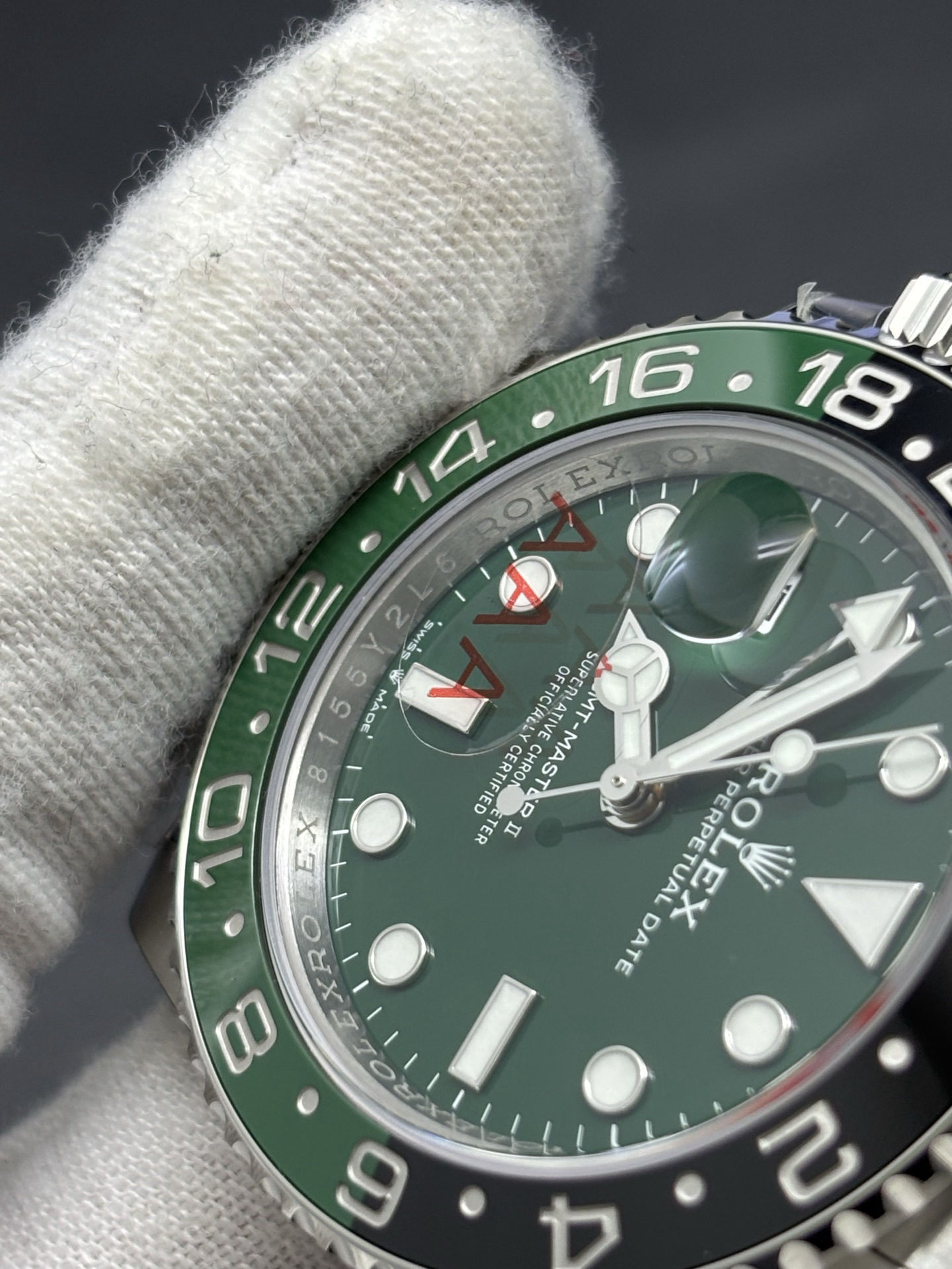 Rolex GMT-Master II Sprite Green Ceramic Bezel Refined 57