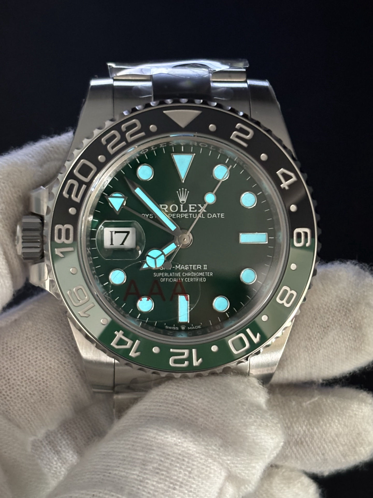 Rolex GMT-Master II Sprite Green Ceramic Bezel Refined 57