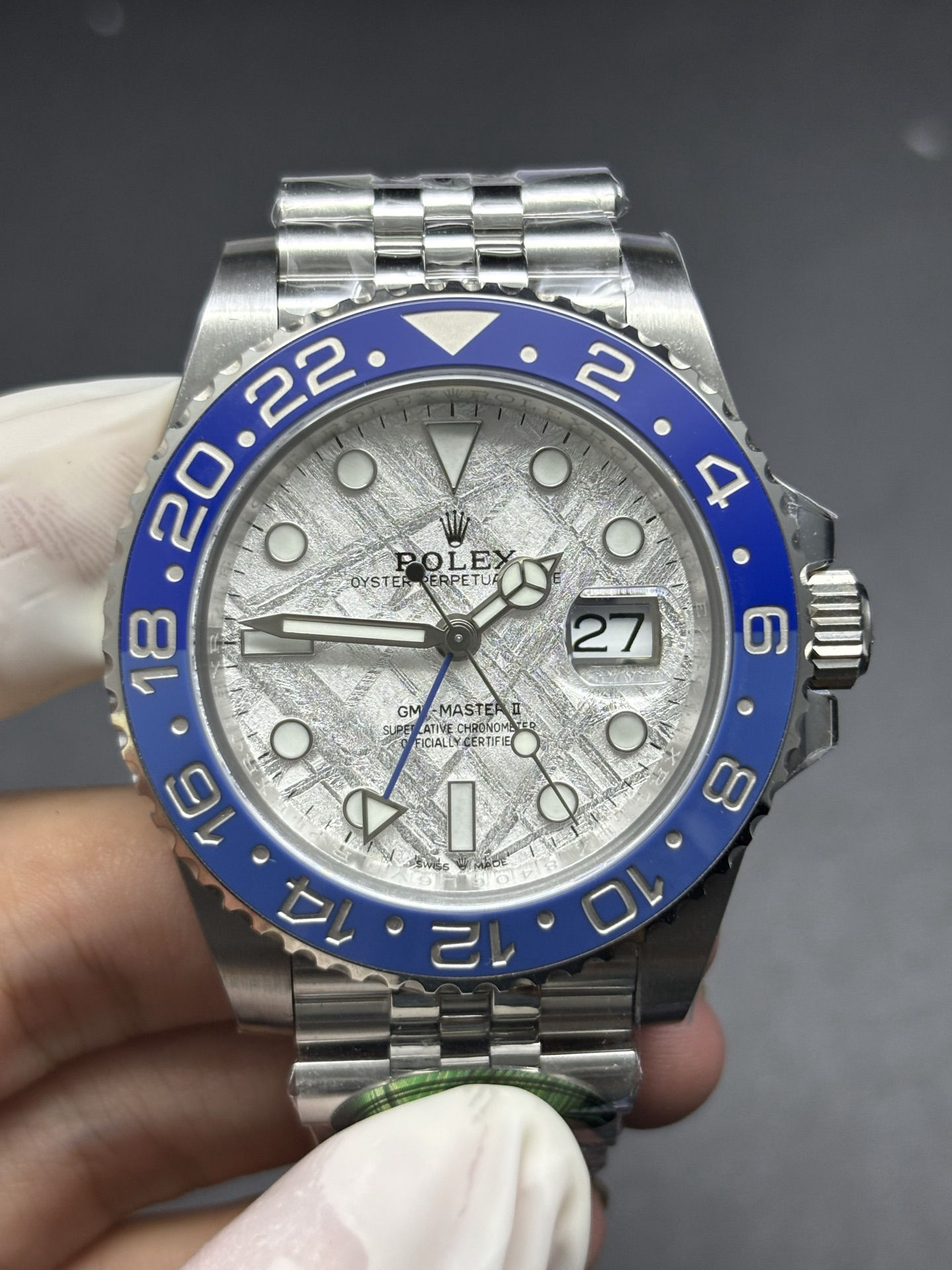 Youthful Rolex GMT-Master II with Meteorite Dial 63
