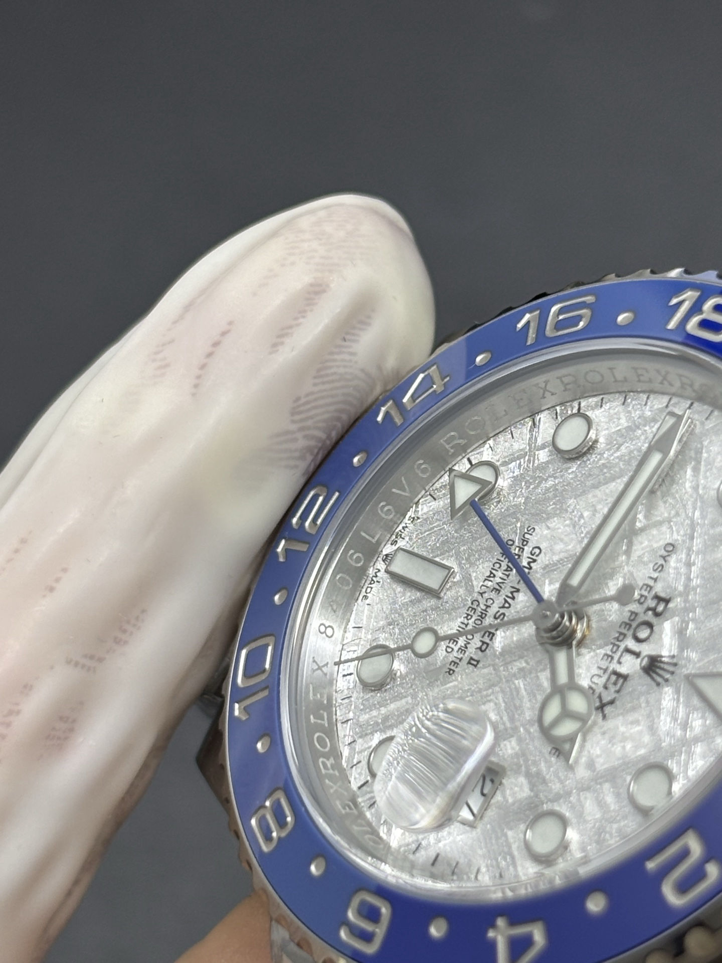 Youthful Rolex GMT-Master II with Meteorite Dial 63