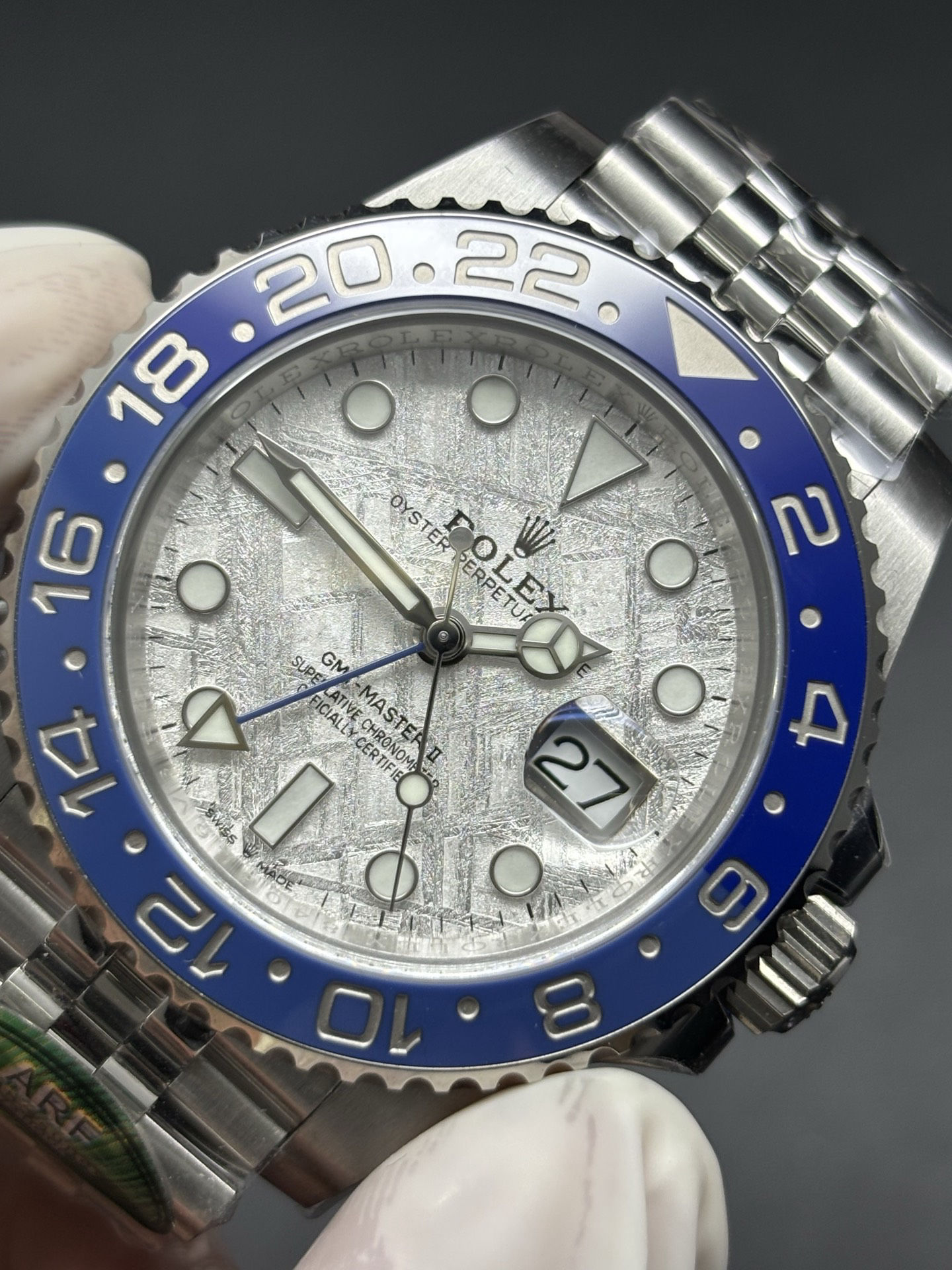 Youthful Rolex GMT-Master II with Meteorite Dial 63