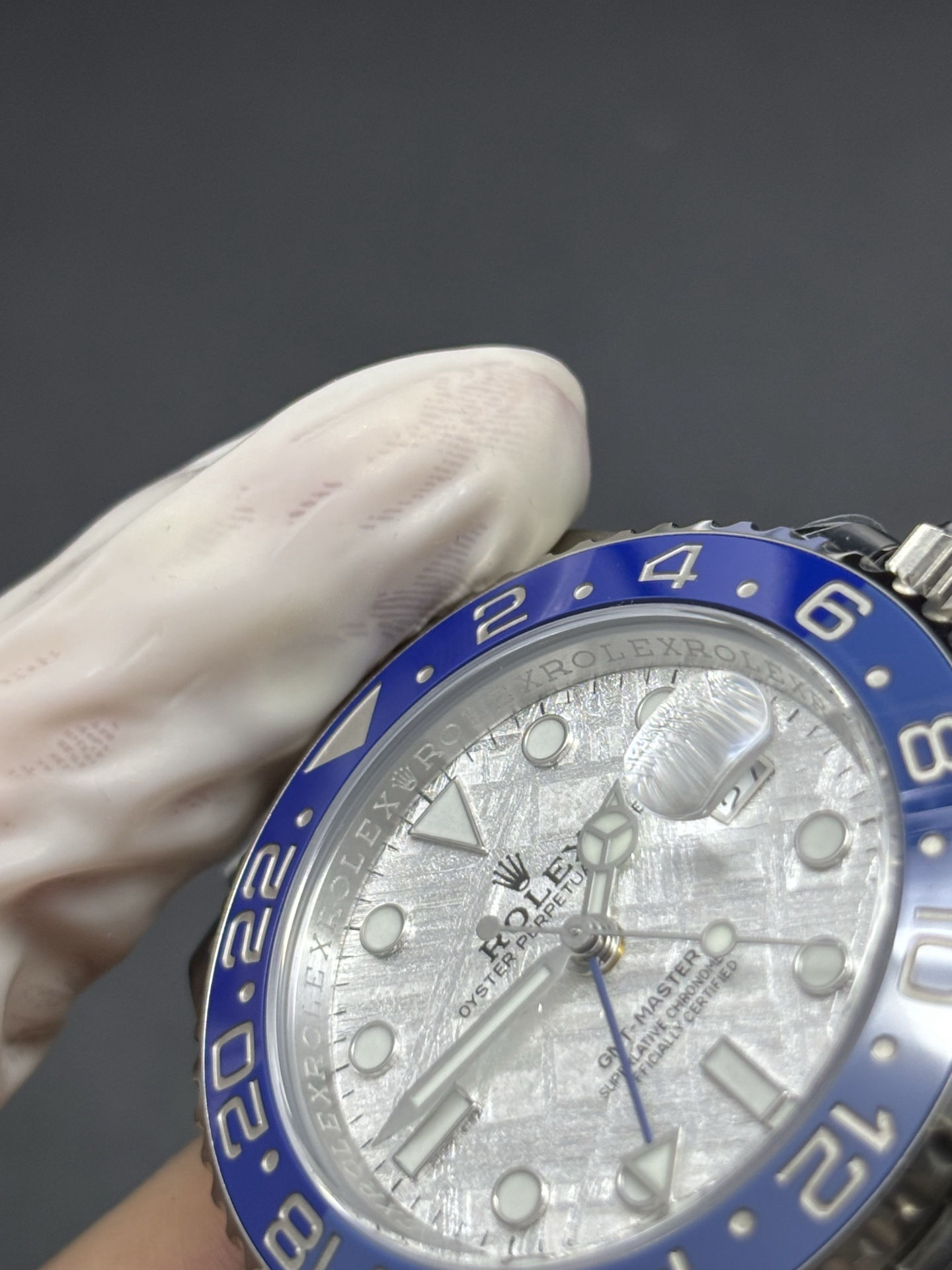 Youthful Rolex GMT-Master II with Meteorite Dial 63