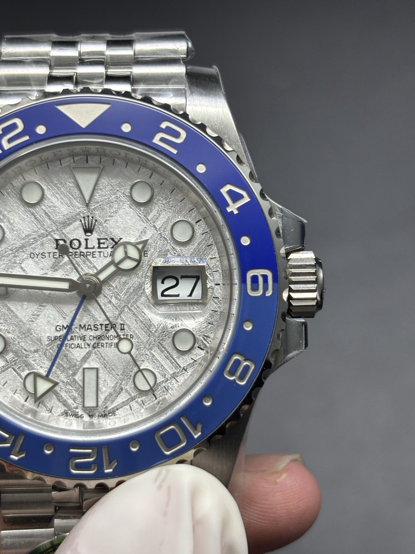 Youthful Rolex GMT-Master II with Meteorite Dial 63
