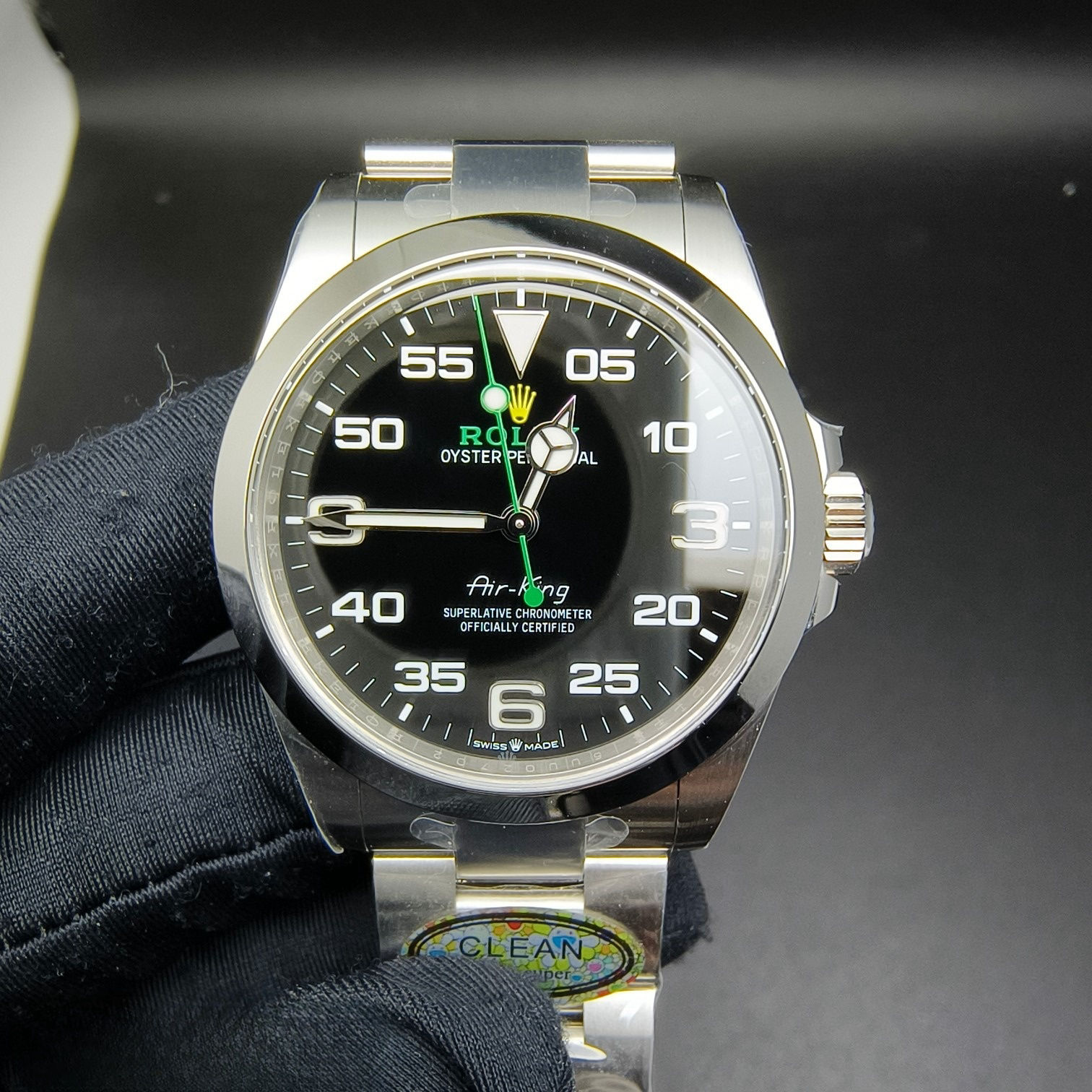 TravelReady Rolex Oyster Perpetual Air King watch in Oystersteel 55